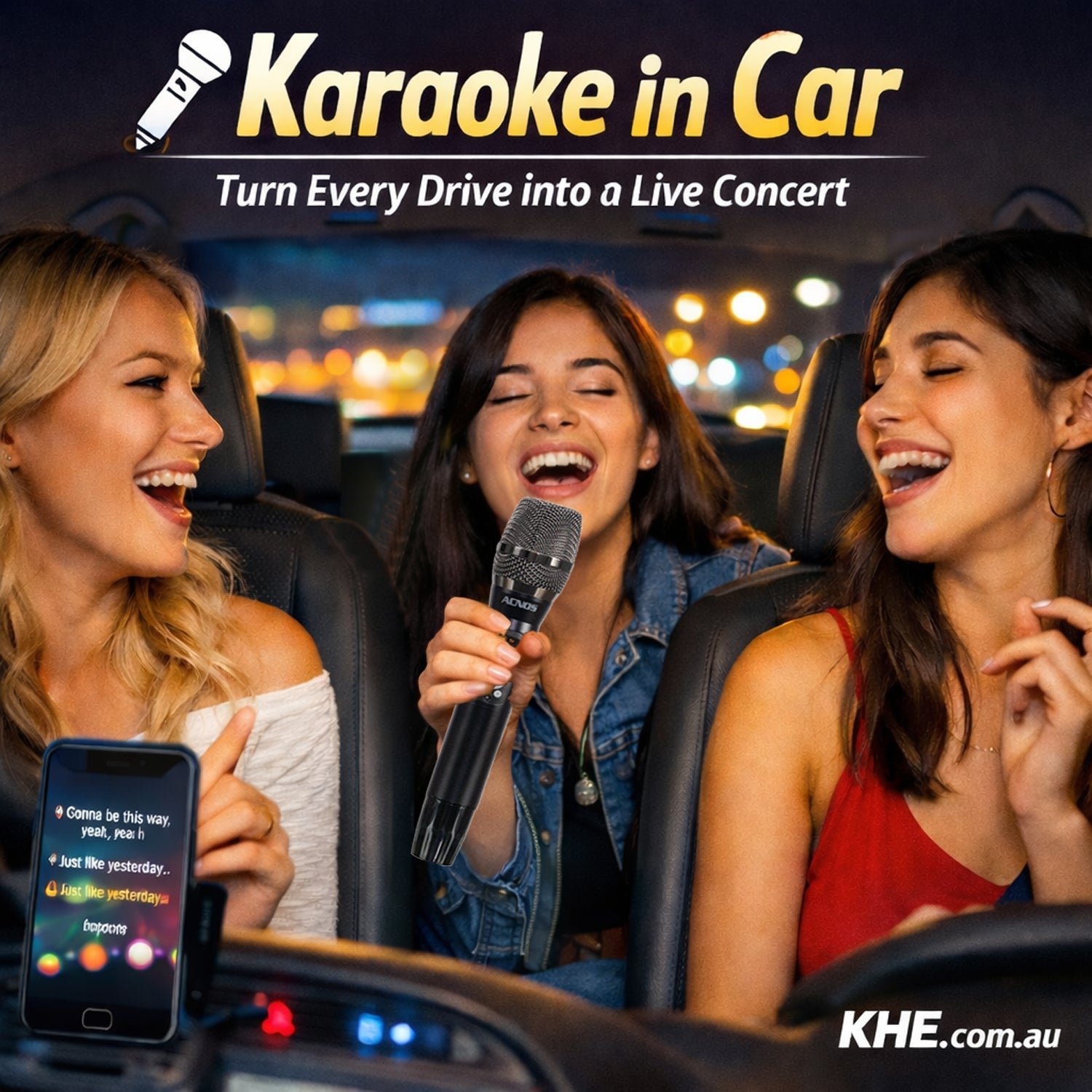š¤ Karaoke in Car: Turn Every Drive into a Live Concert with MiCar 3 Live - Karaoke Home Entertainment