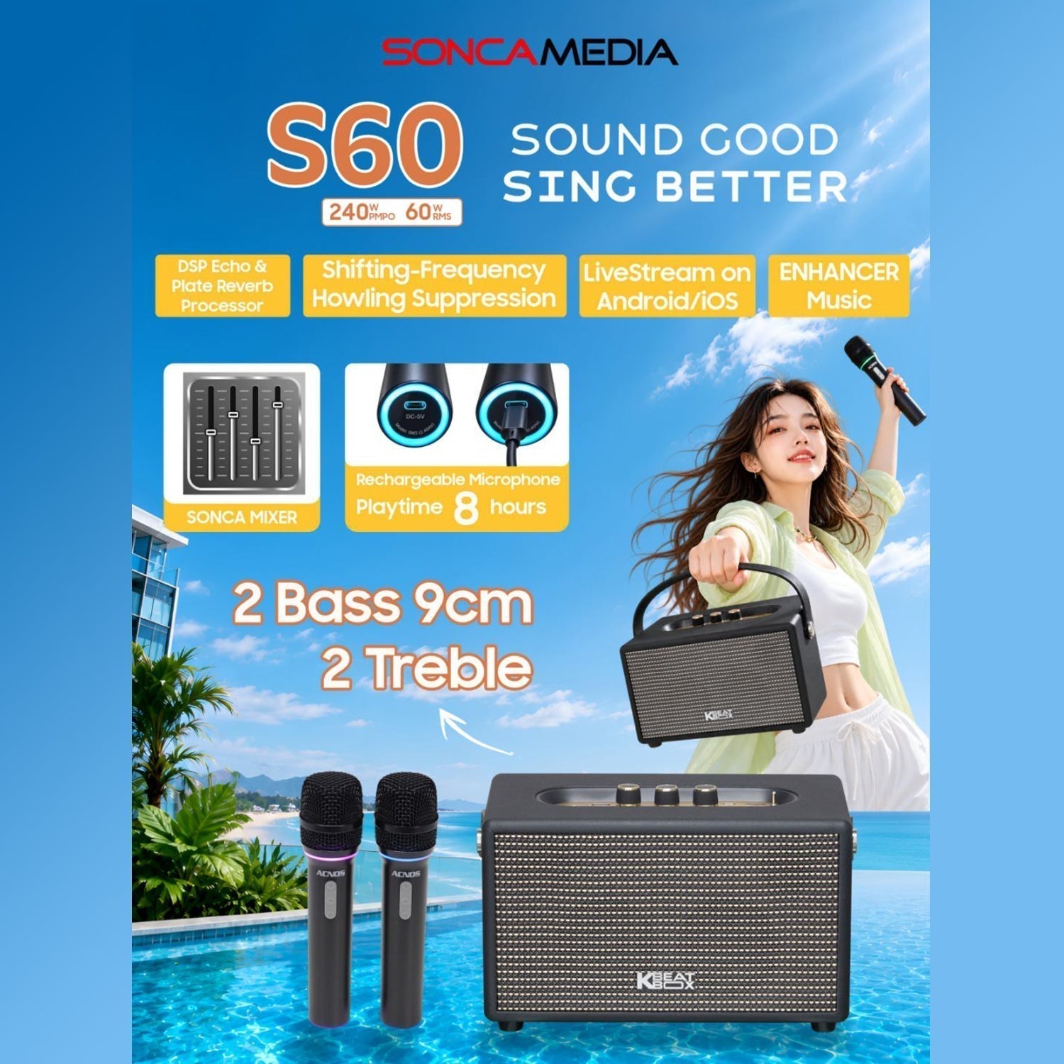 Sound Good, Sing Better with the KBEATBOX S-60