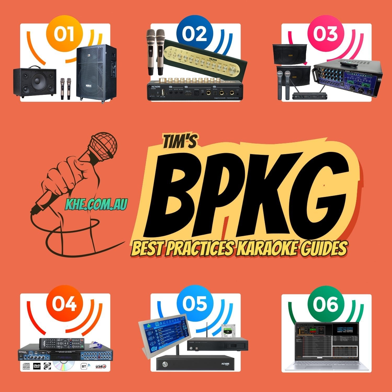 Tim's Best Practices Karaoke Guides Vol's 1 to 6
