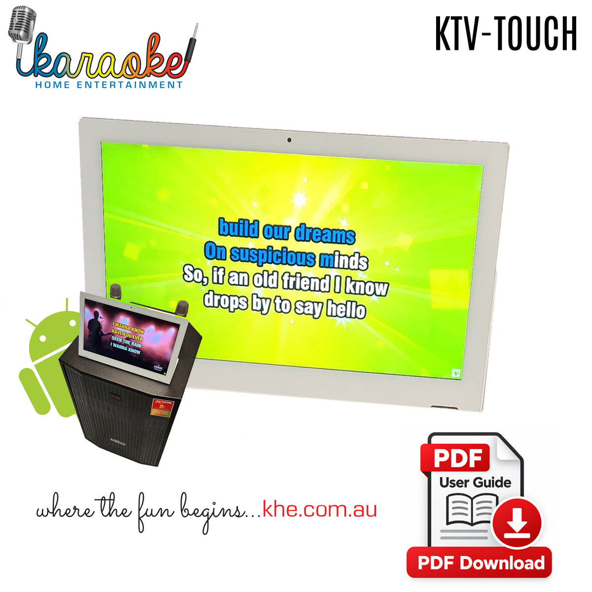 How To Connect Guide - Android KTV Touch Screen
