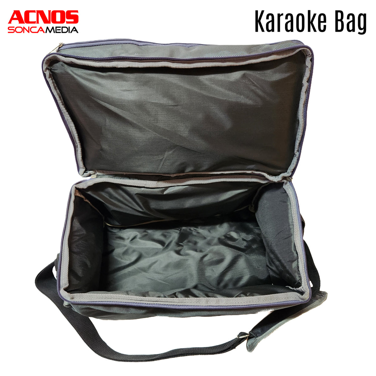 Deluxe Karaoke Carry Bag + Mic Socks + Anti-Roll Mic Stands
