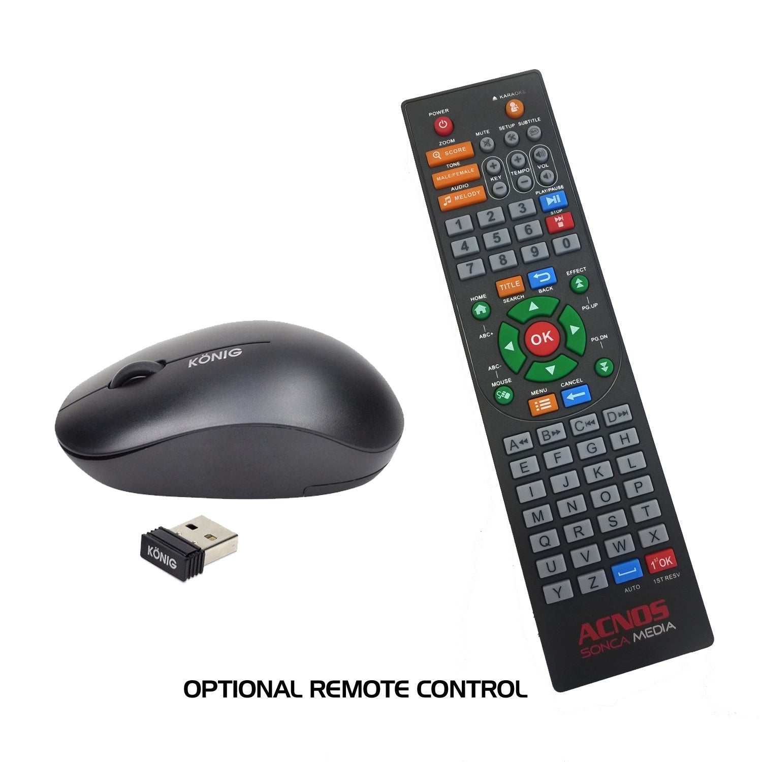 ACNOS KM-8 + Mi-30s Mixer + Wireless Microphones (Package Deal) - Karaoke Home Entertainment