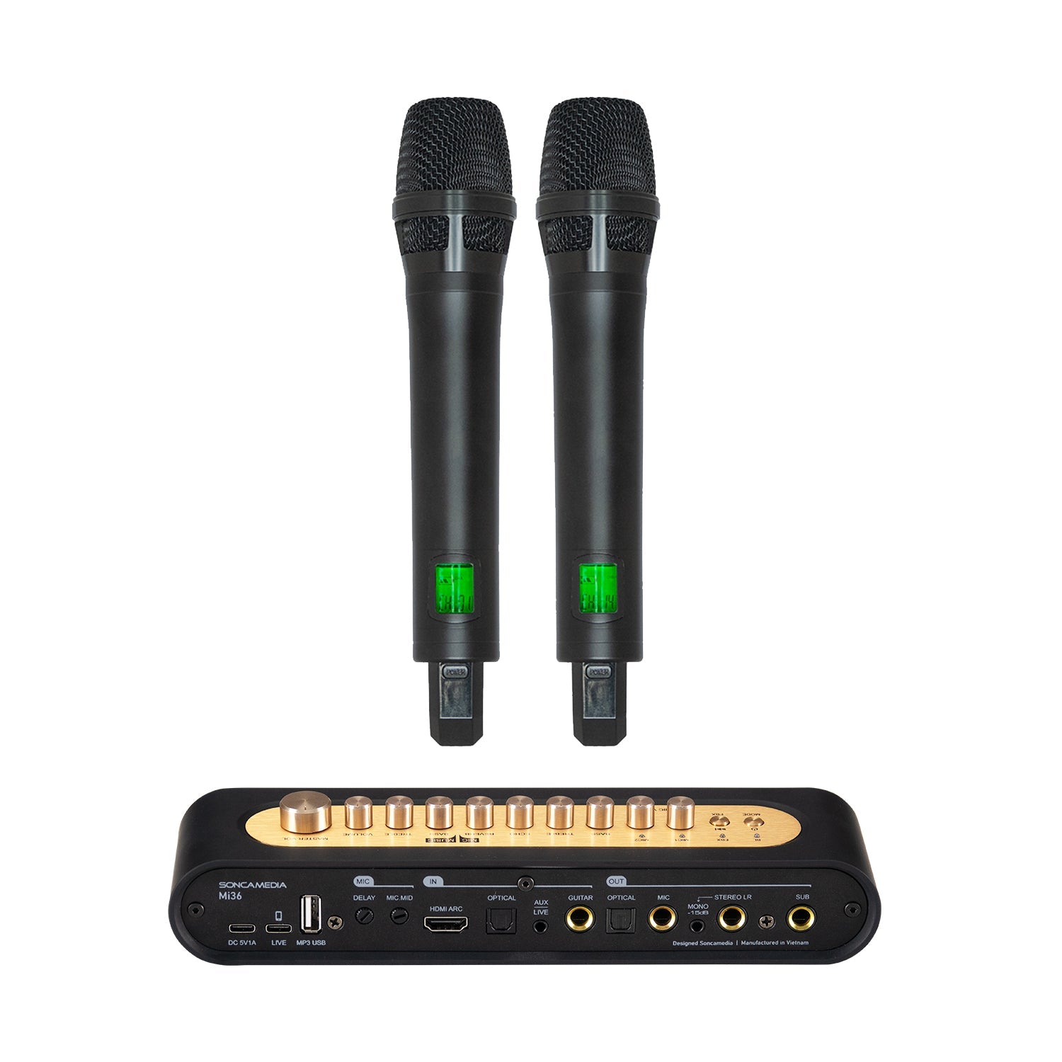 ACNOS SK9018PLUS + KTV Touch Screen + Mi - 36 Mixer (Mics) (Package Deal) - Karaoke Home Entertainment