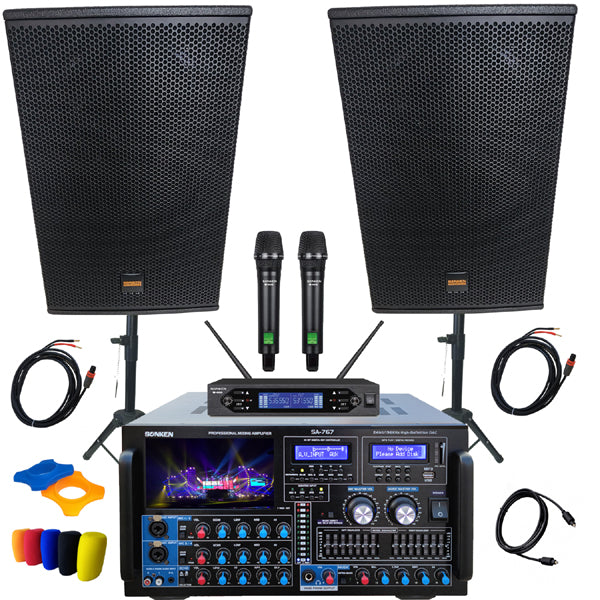 Sonken Amplifier and Speakers Karaoke Studio