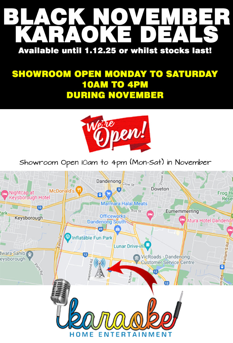 Black November Karaoke Deals