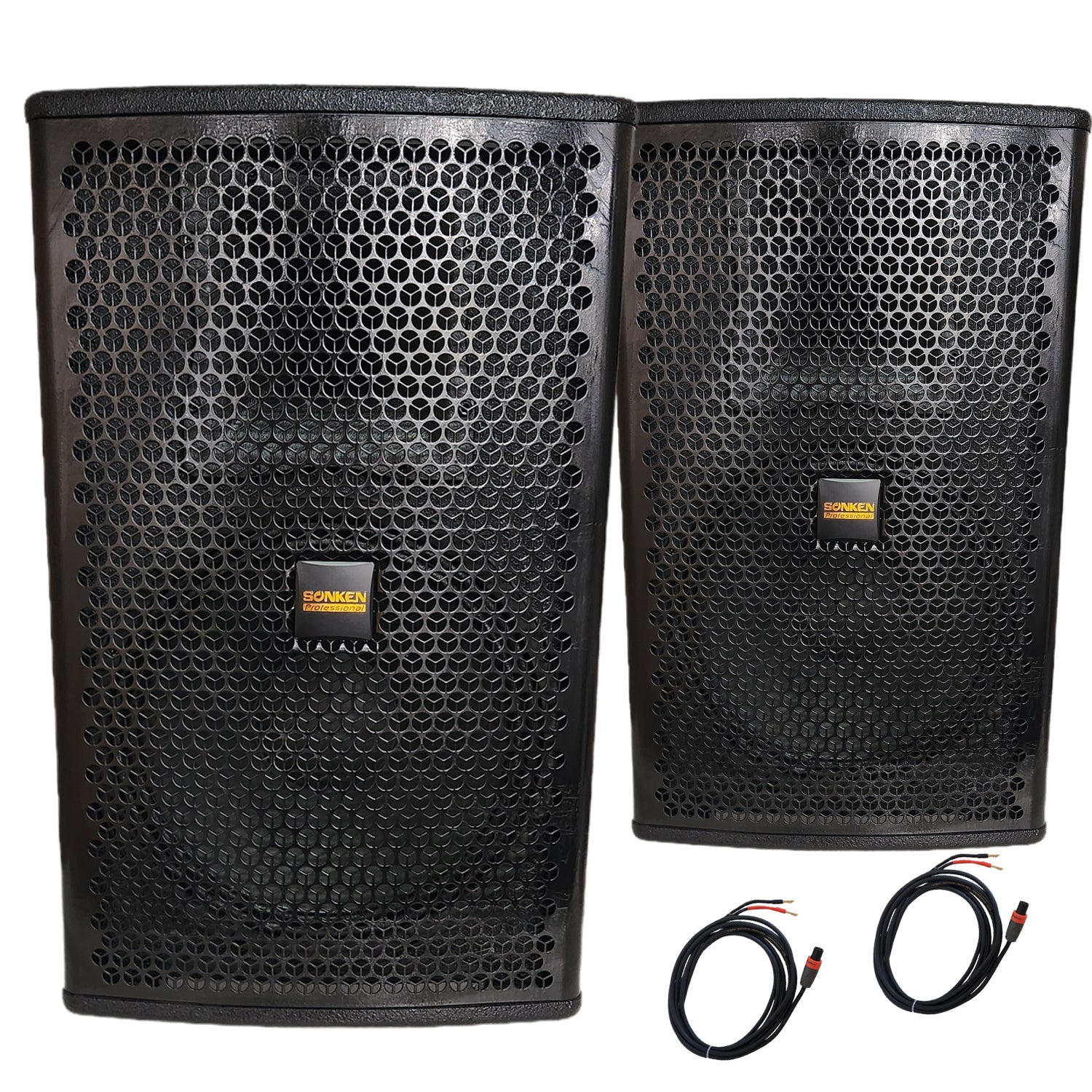 Sonken CSS-212A (12") Premium Passive Music & Karaoke Speakers - 300 Watts x2 (RMS)