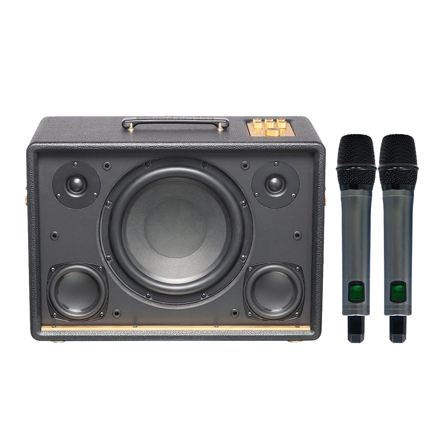 KBEATBOX D'Auris 300 – Premium Karaoke Sound System | 200W RMS | Wireless Mics