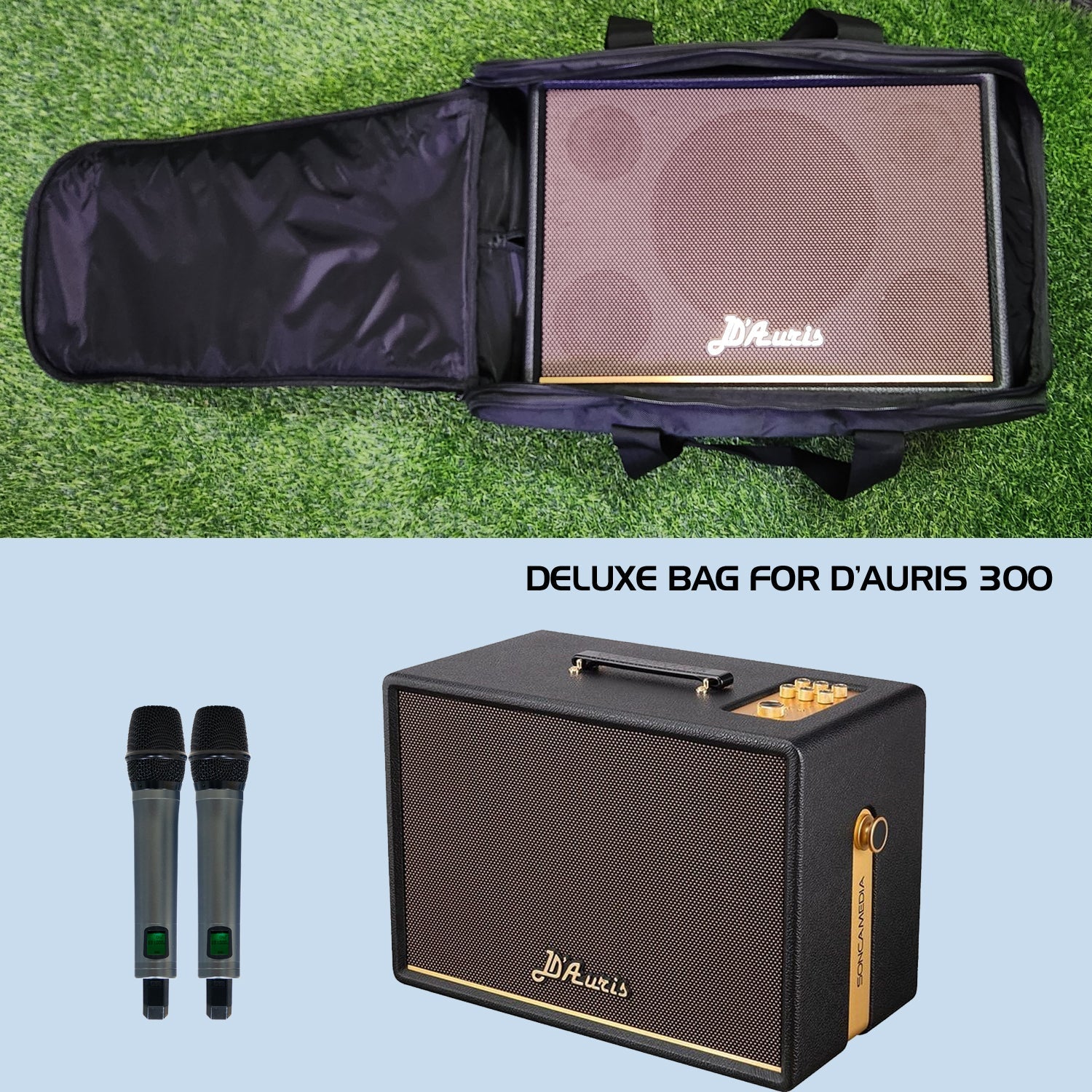 Deluxe Carry Bag with Trolley Handle for KBEATBOX Acoustic 3 | Flac 36 | D'Auris 300 - Karaoke Home Entertainment