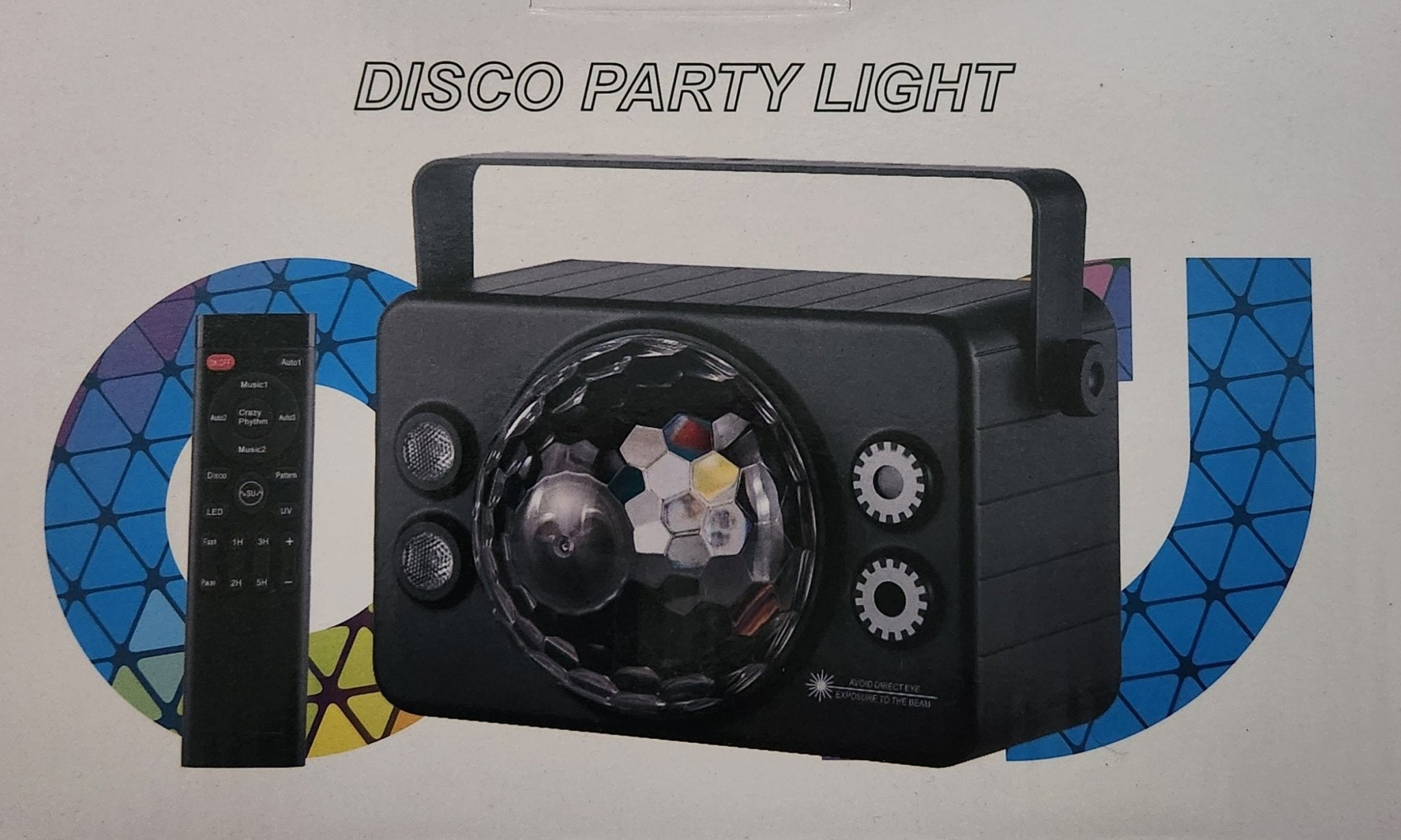 Disco Party Light - USB Powered with Remote - Karaoke Home Entertainment