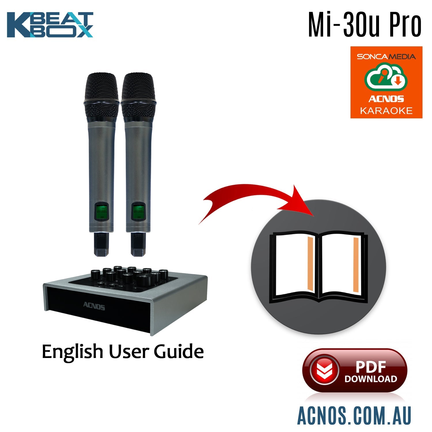 How To Connect Guide - ACNOS Mi - 30u Pro Enhancer Karaoke Mixer - Karaoke Home Entertainment