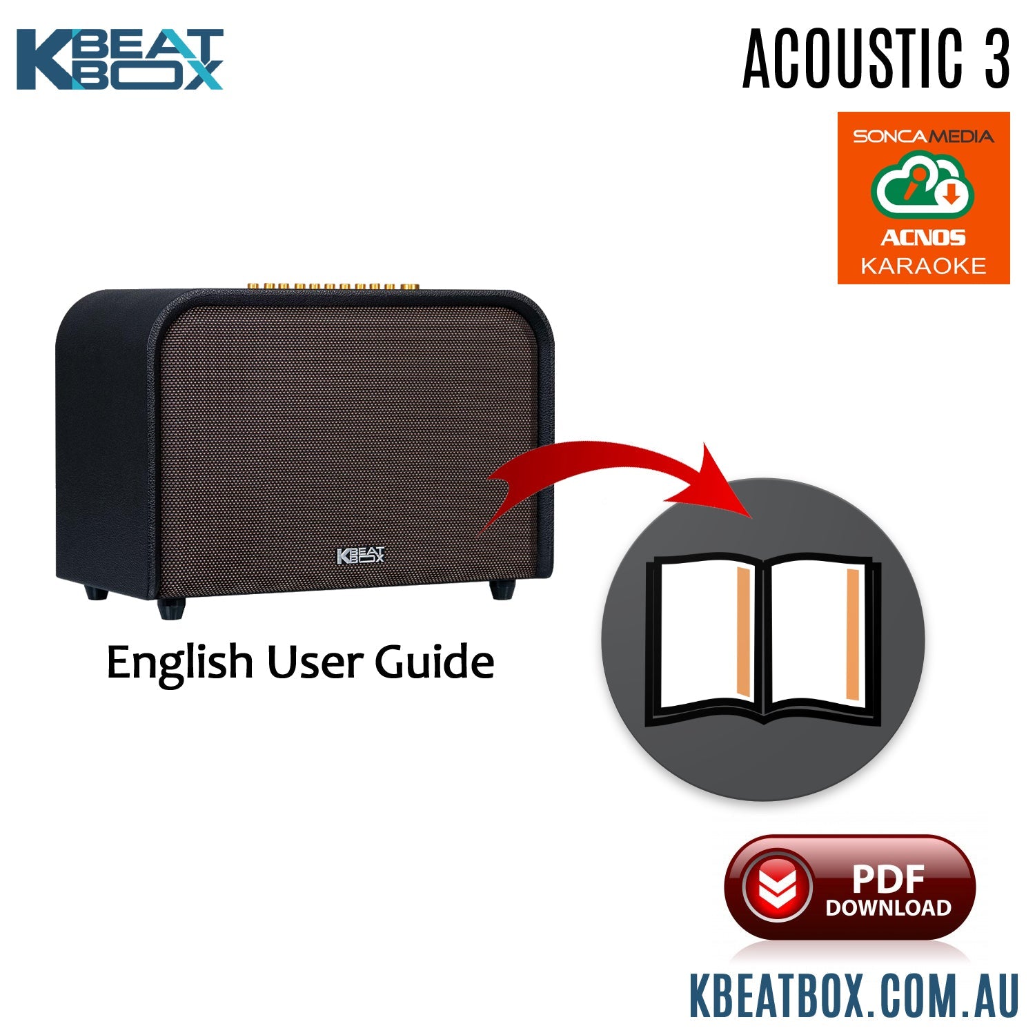 How To Connect Guide - KBeatBox ACOUSTIC 3 - Karaoke Home Entertainment