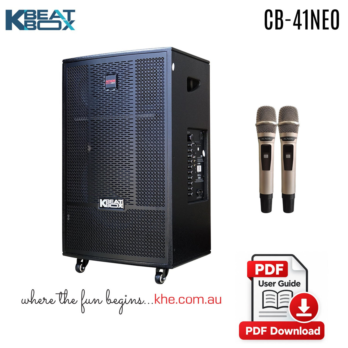 How To Connect Guide - KBeatBox CB-41NEO - Karaoke Home Entertainment