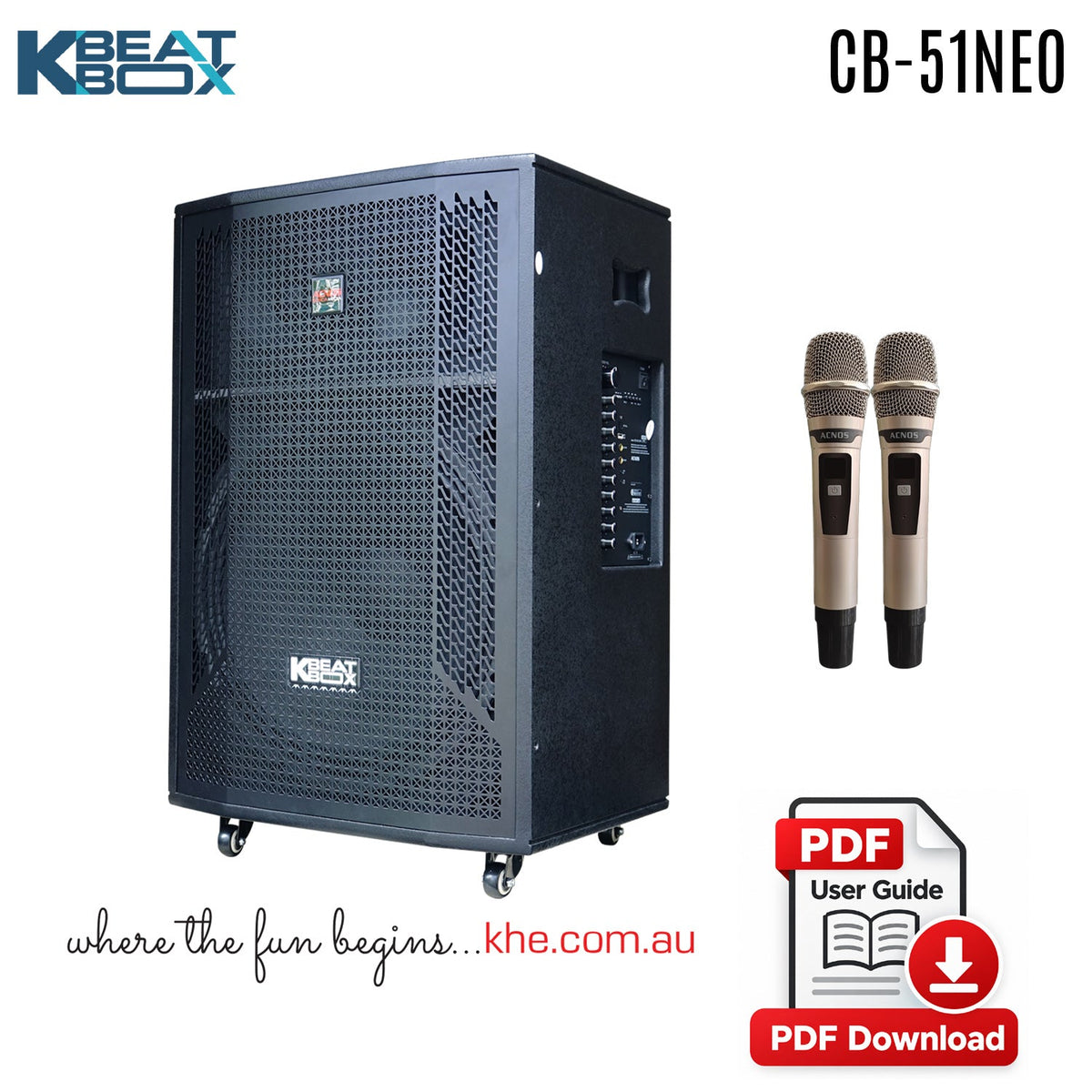 How To Connect Guide - KBeatBox CB-51NEO - Karaoke Home Entertainment