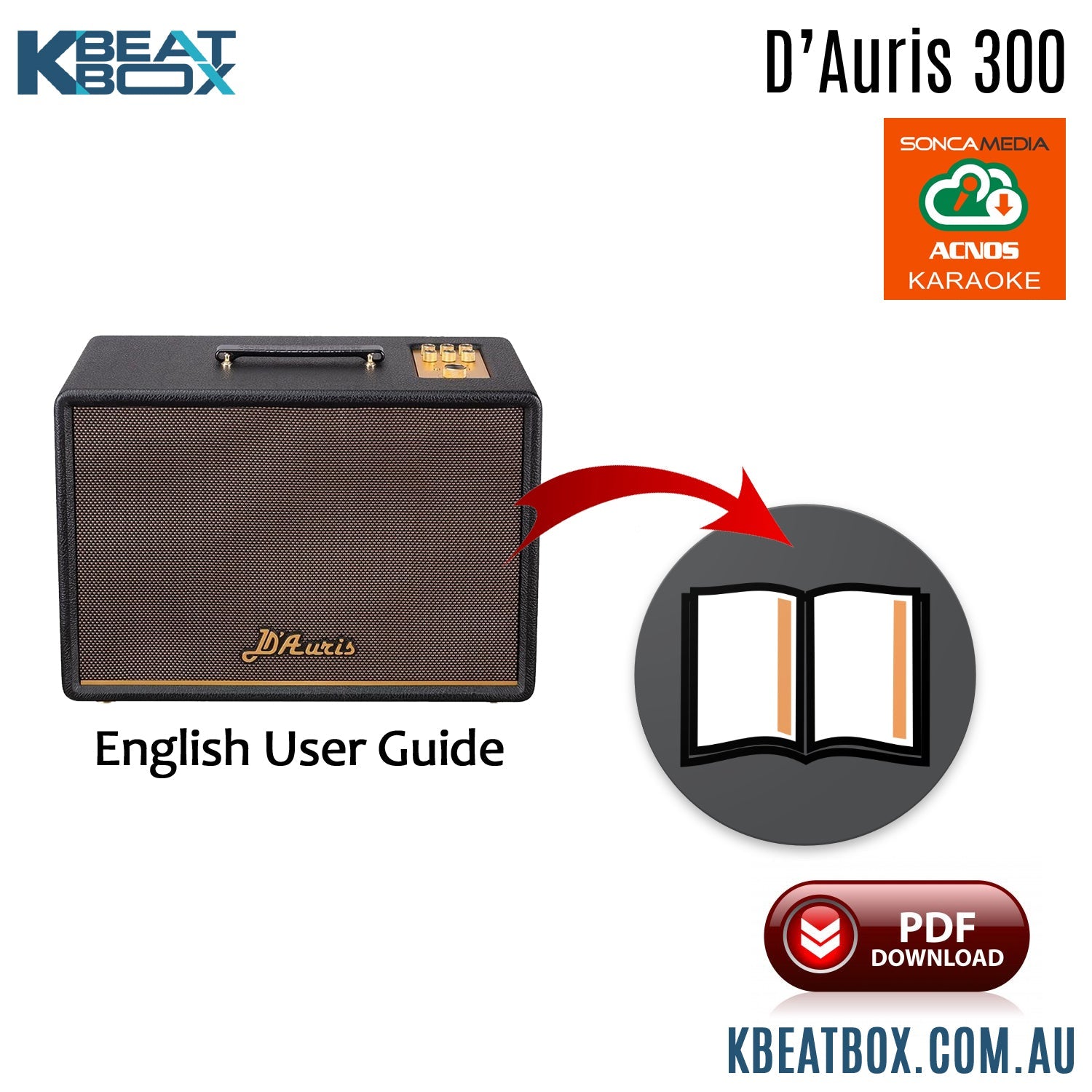 How To Connect Guide - KBeatBox D'Auris 300 - Karaoke Home Entertainment