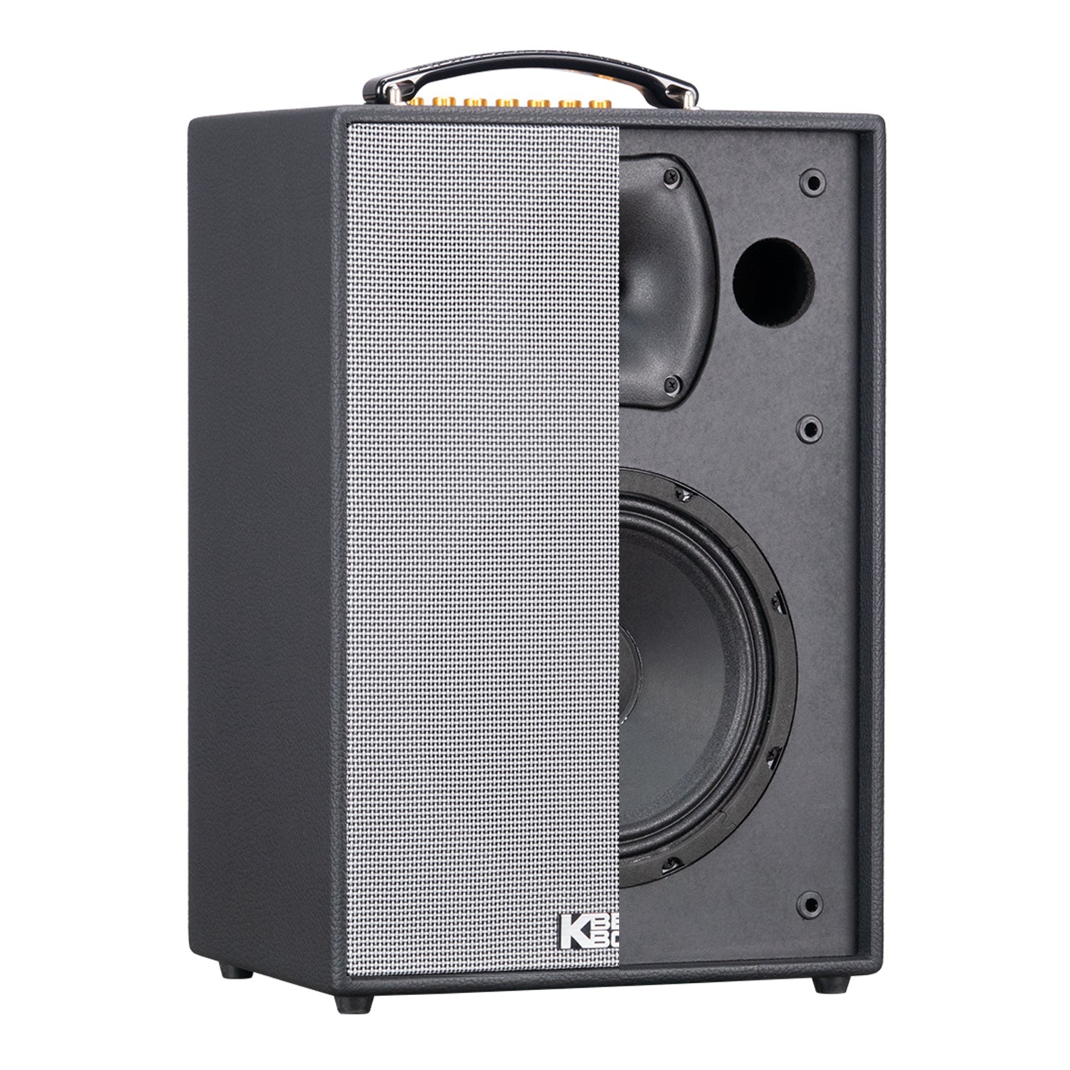 KBEATBOX CS - 286Plus – Compact Karaoke Speaker System | 70W RMS | Wireless Mics - Karaoke Home Entertainment