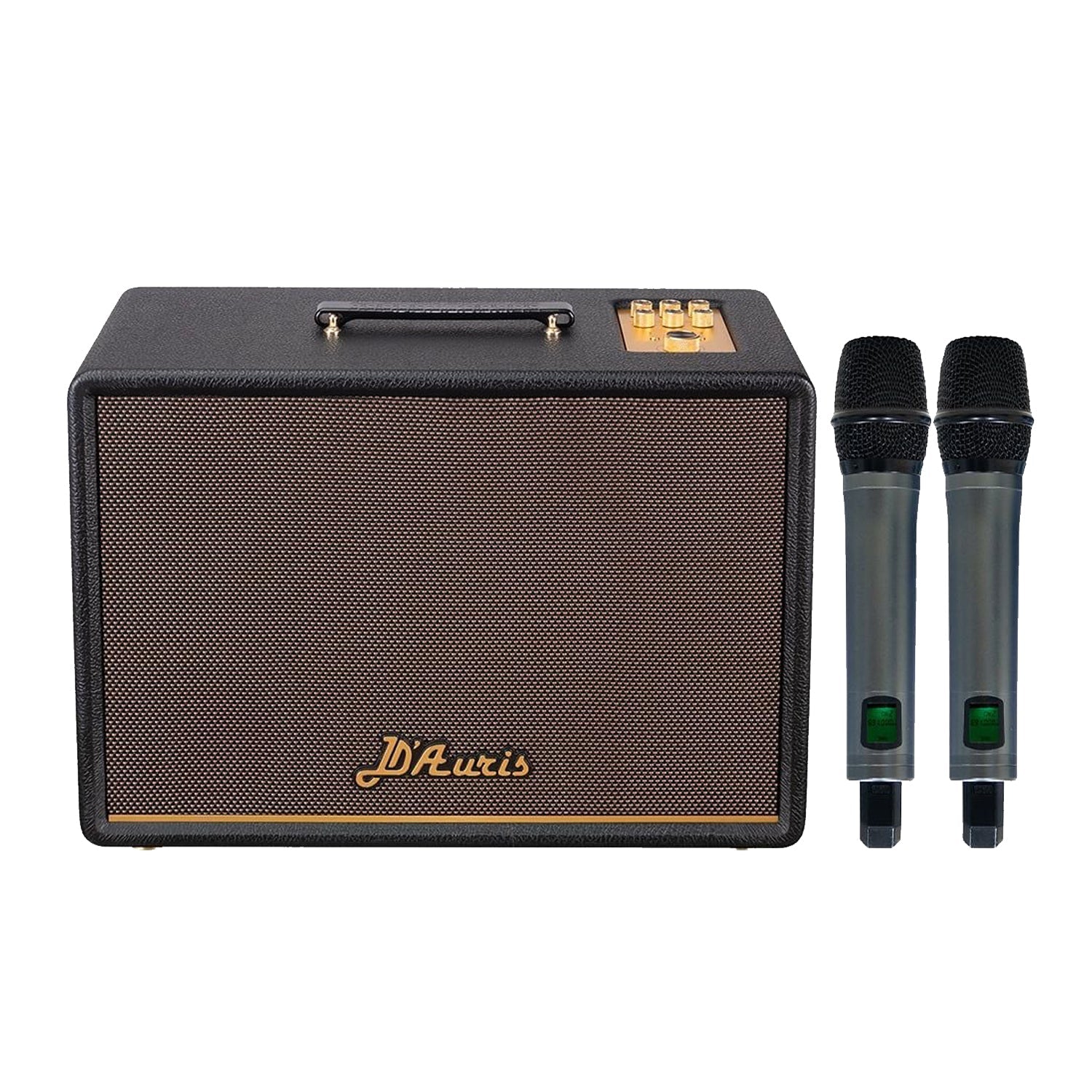 KBEATBOX D'Auris 300 – Premium Karaoke Sound System | 200W RMS | Wireless Mics - Karaoke Home Entertainment