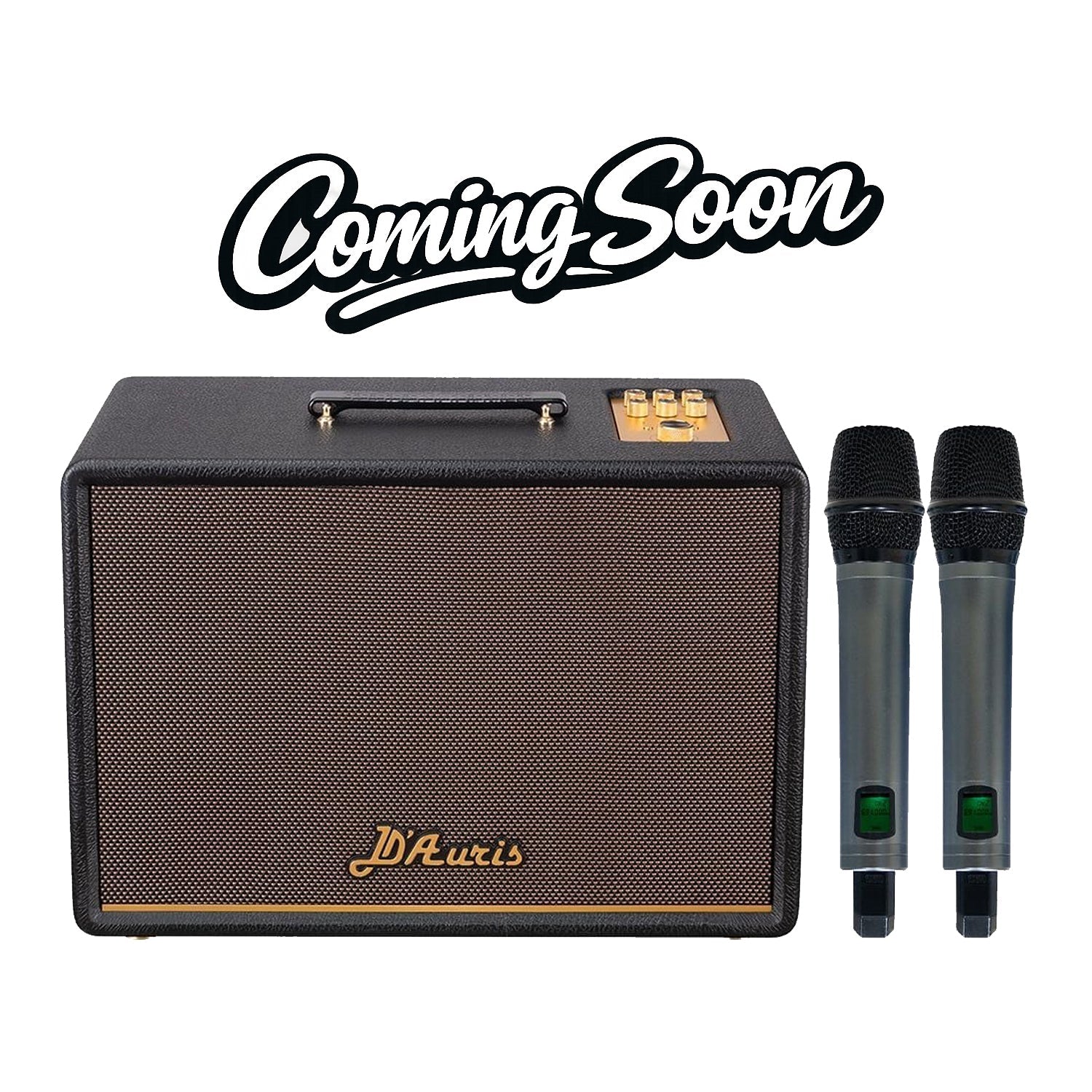 KBEATBOX D'Auris 300 – Premium Karaoke Sound System | 200W RMS | Wireless Mics - Karaoke Home Entertainment