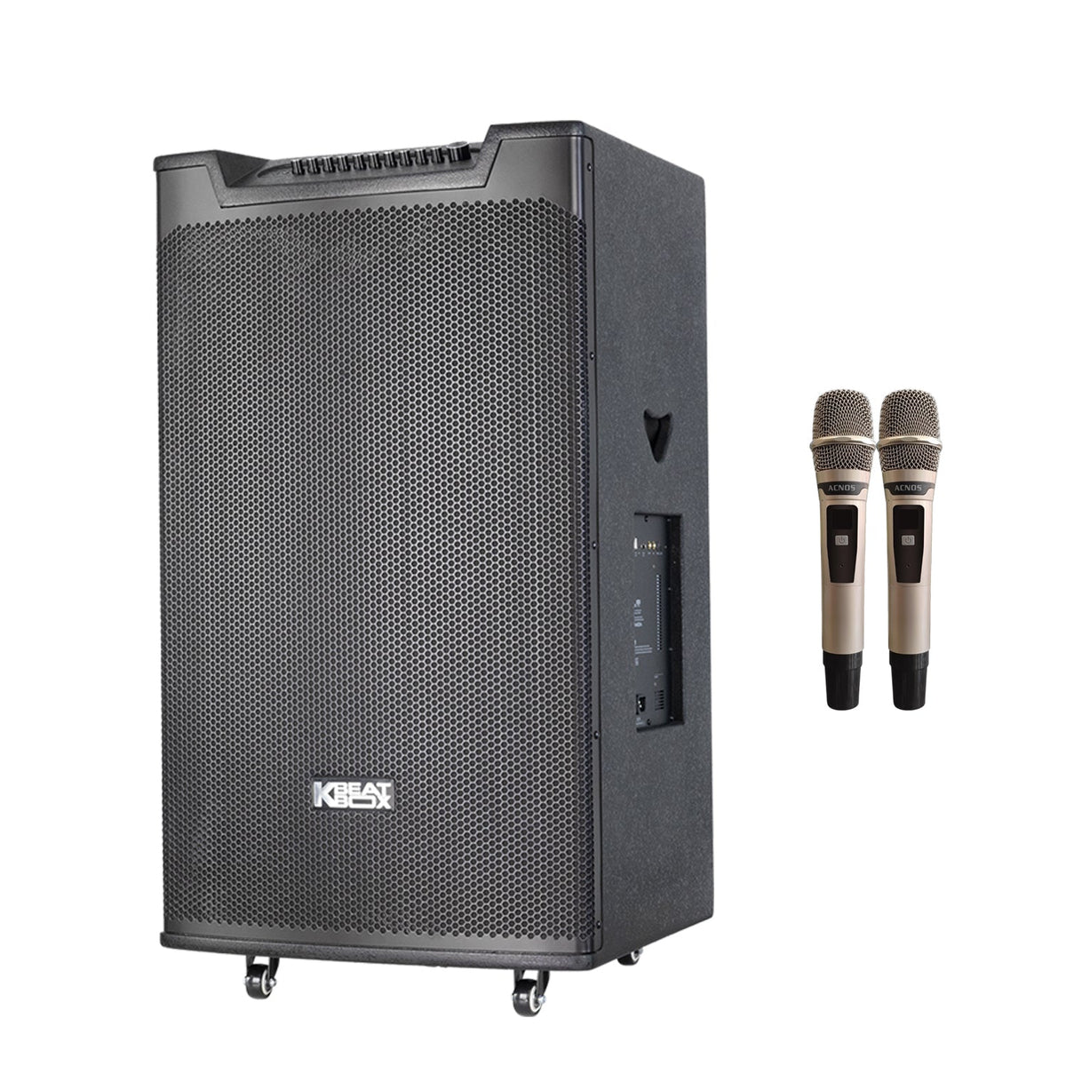 KBEATBOX TOP 530 Karaoke System | 18" Speaker | 300W RMS | Wireless Microphones - Karaoke Home Entertainment