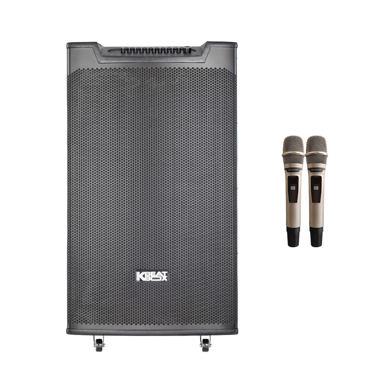 KBEATBOX TOP 530 Karaoke System | 18" Speaker | 300W RMS | Wireless Microphones - Karaoke Home Entertainment