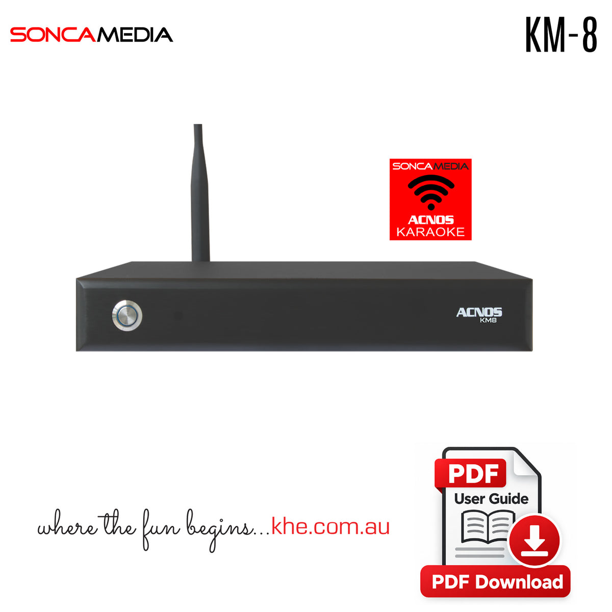 How To Connect Guide - ACNOS KM-8 Vietnamese Karaoke Hard Drive System