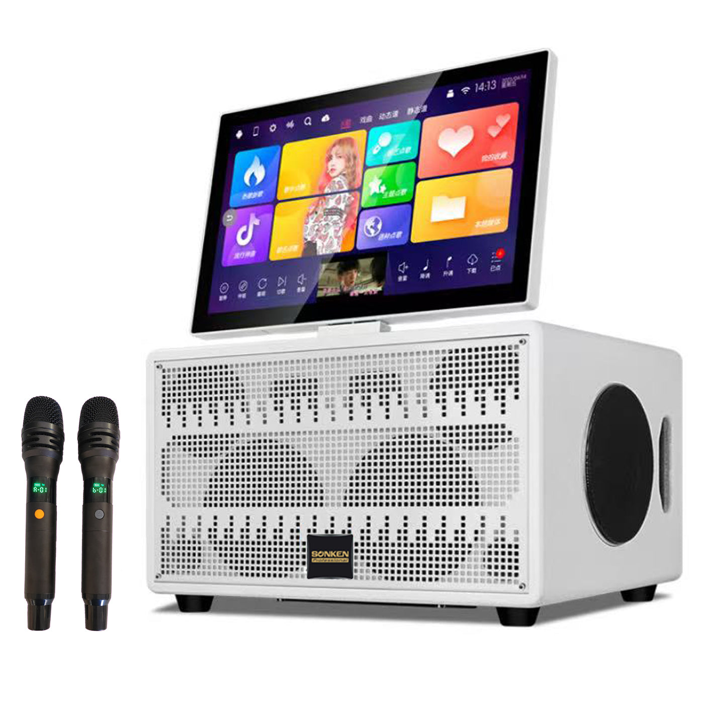 Sonken S4W Max Karaoke All-In-One Touch Screen Portable System