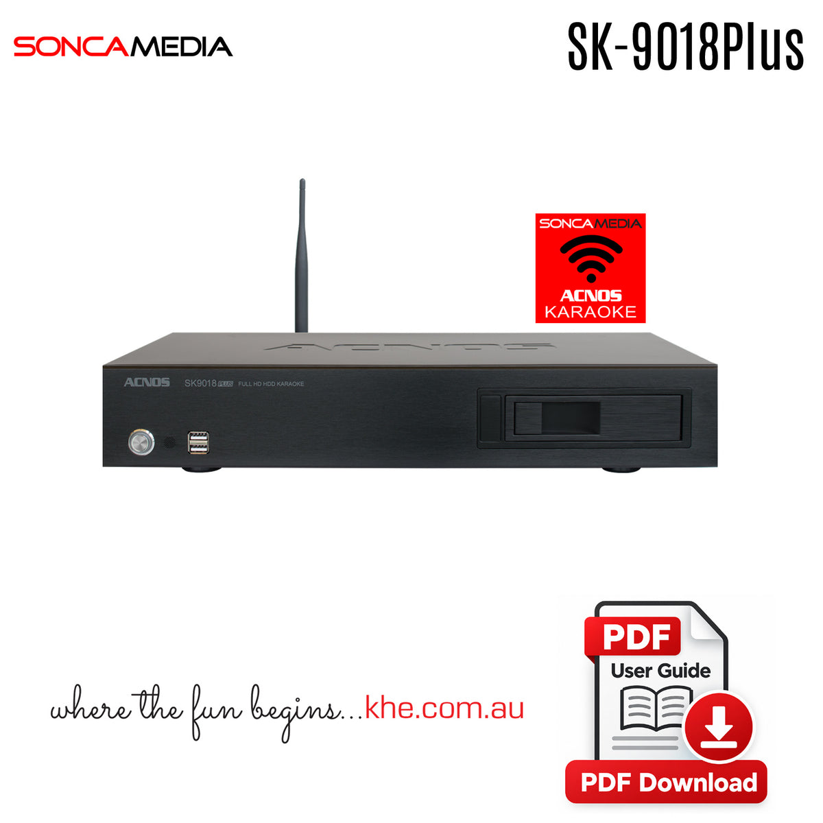 How To Connect Guide - ACNOS SK9018+ Vietnamese Karaoke Hard Drive System