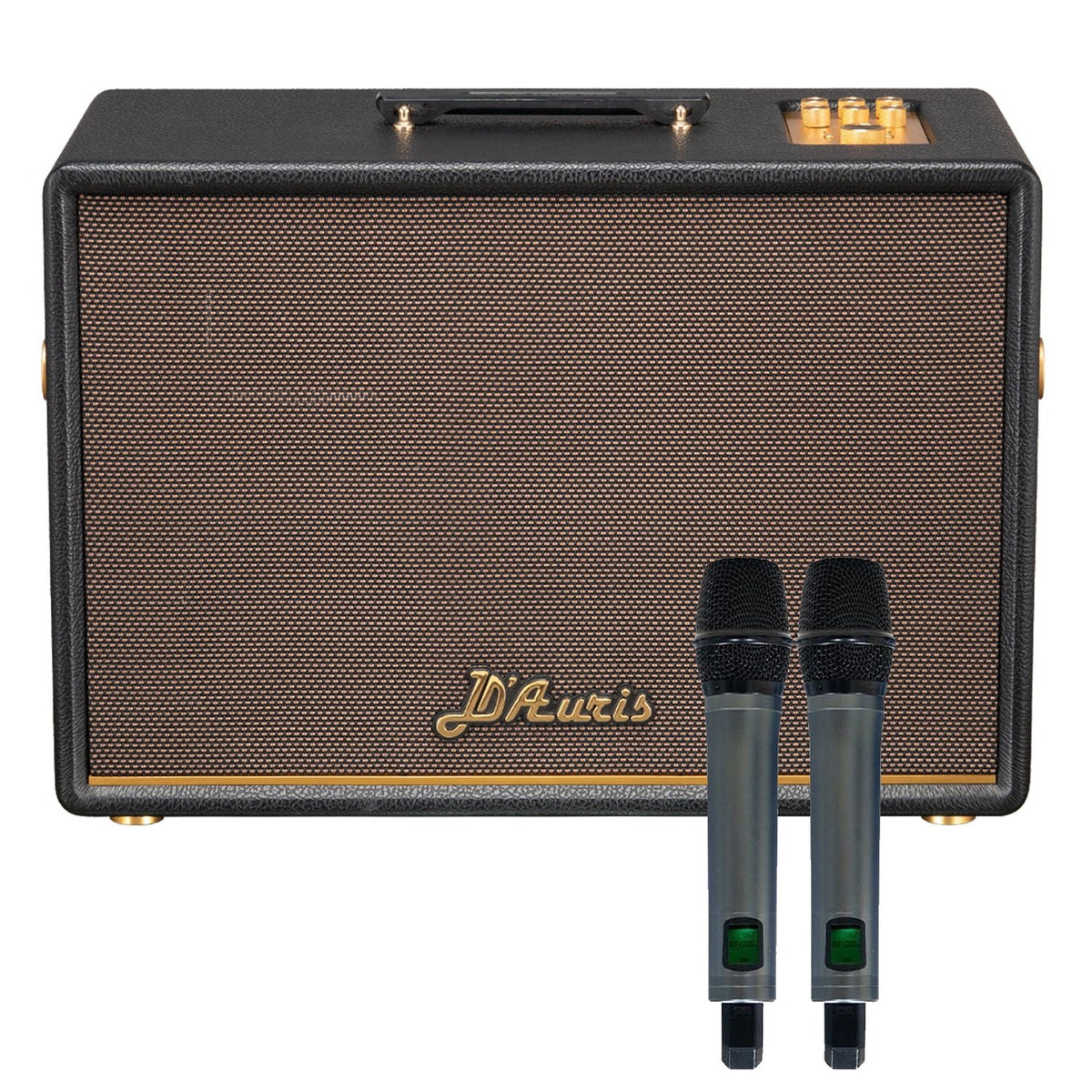 Soncamedia D’Auris 500 Karaoke System | 500W RMS | Wireless Microphones - Karaoke Home Entertainment