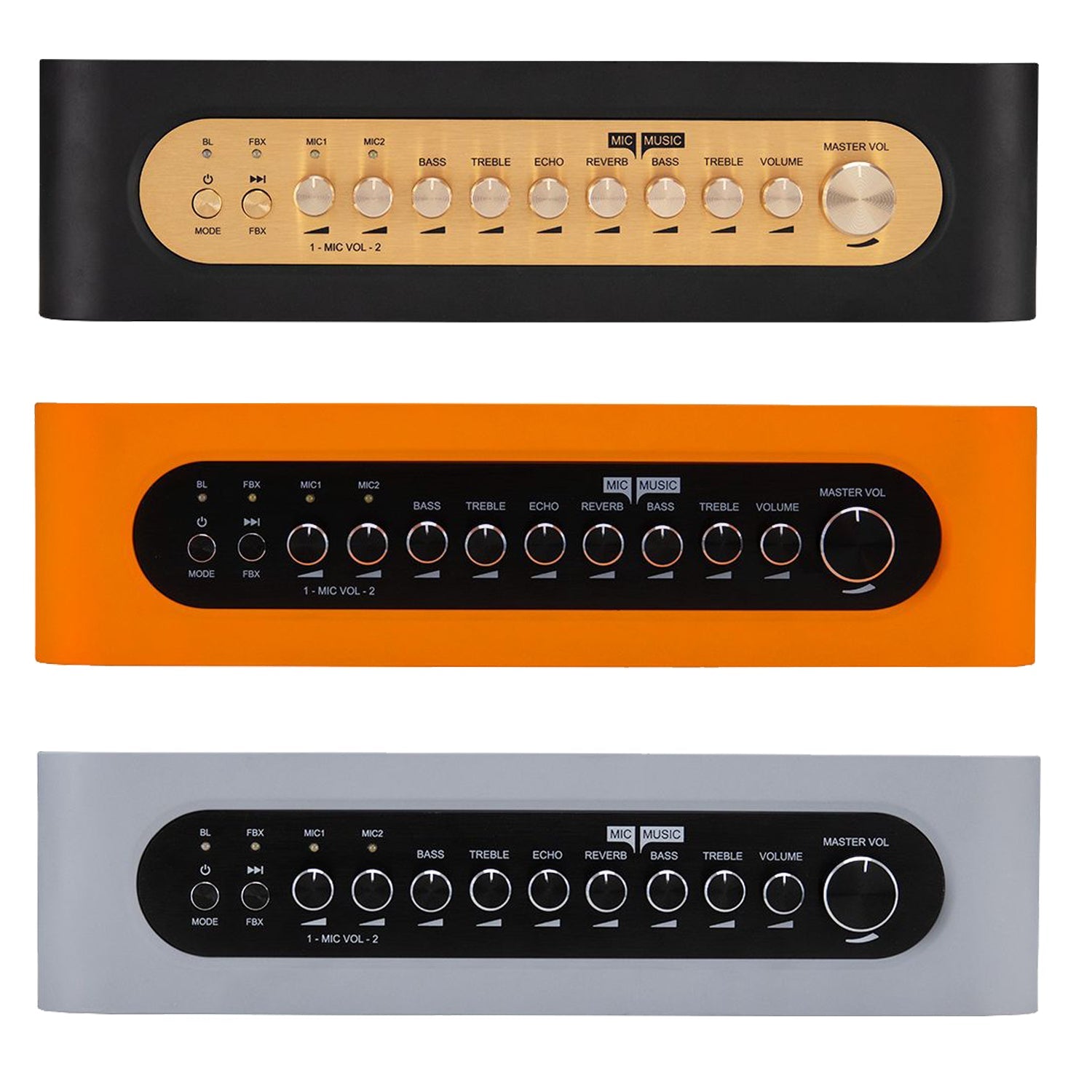 Soncamedia Mi - 36 – Karaoke Vocal & Music Mixer + Dual UHF Wireless Mics - Karaoke Home Entertainment