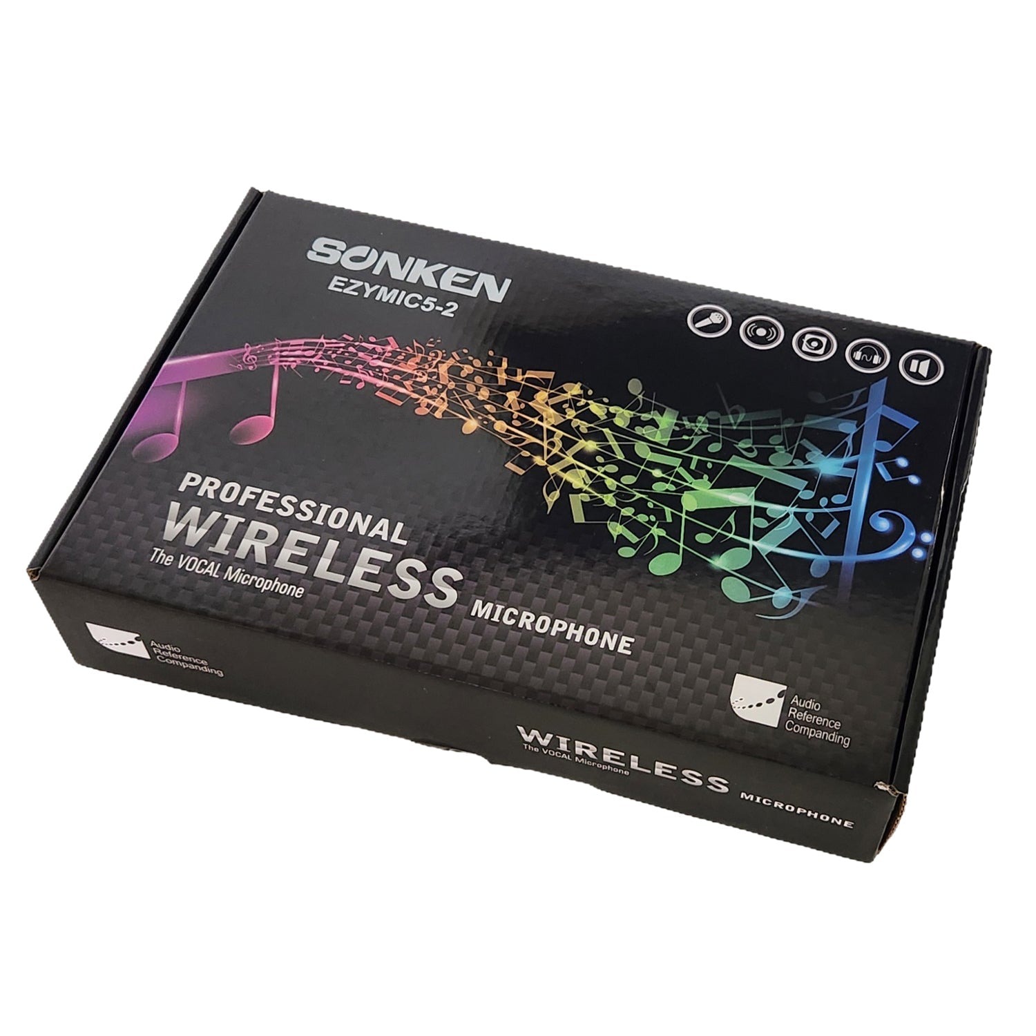 Sonken Ezy Mic 5.2 Universal UHF Wireless Microphones (with Effects) + Bluetooth - Karaoke Home Entertainment