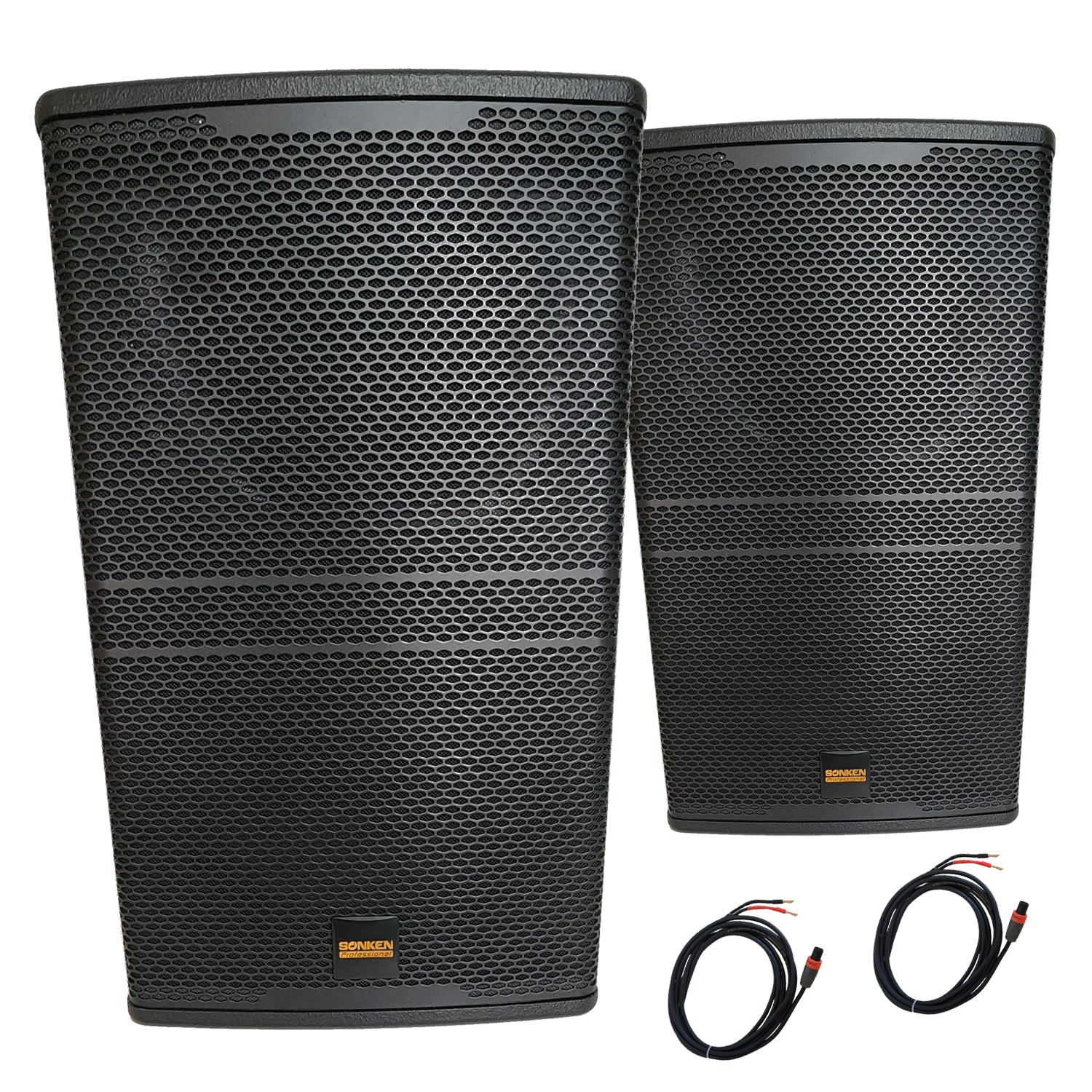 Sonken Home Karaoke Studio Package Deal (SA - 750 Amp + CSS - 212 (12") Speakers + Wireless Mics - Karaoke Home Entertainment