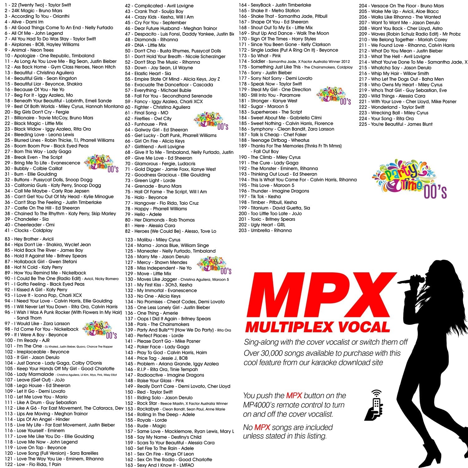 Sonken MP4000 & KBEATBOX CBX - 150G DJ BUSTER PACK {with 1848 Songs} + 2 Wireless Microphones - Karaoke Home Entertainment