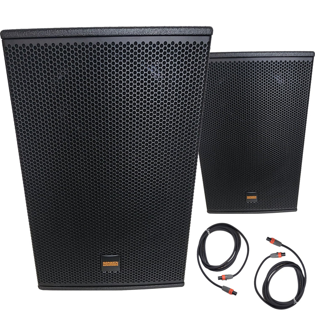 Sonken MSR-1210 (12") Premium Passive Music & Karaoke Speakers - 300 Watts x2 (RMS) - Karaoke Home Entertainment