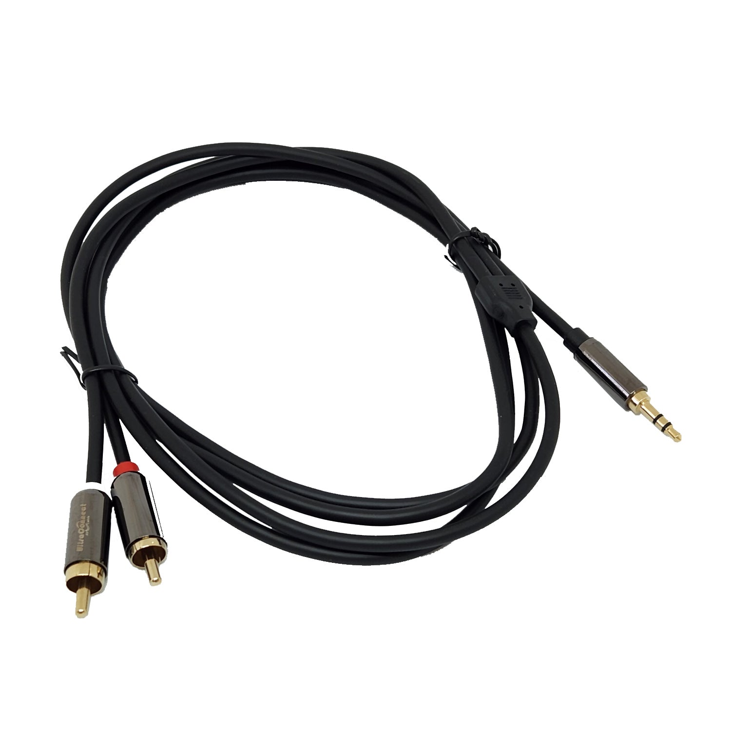 2m 3.5mm Male to RCA Male (Stereo) Audio Cable (Laptop to Amplifier) - Karaoke Home Entertainment