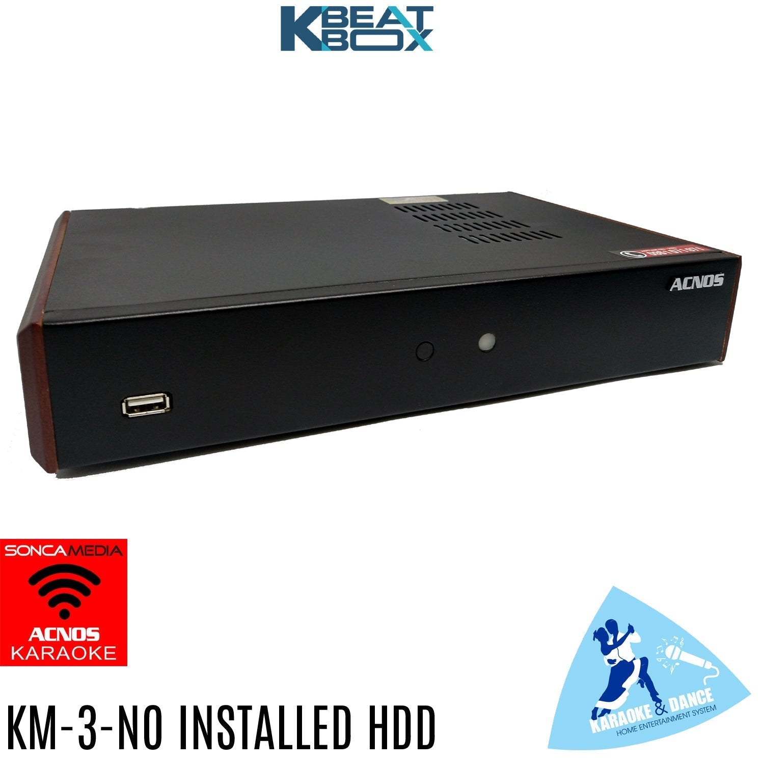 ACNOS KM-3 Vietnamese Karaoke System (WIFI) - NO HDD INSTALLED - Karaoke Home Entertainment