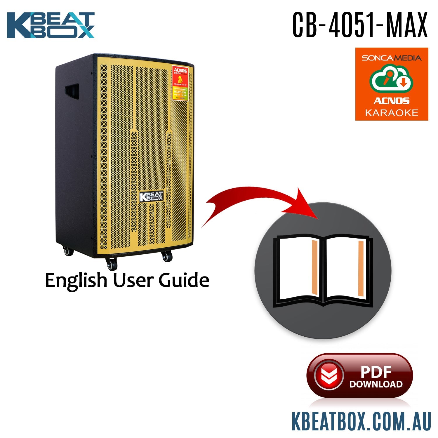 How To Connect Guide - KBeatBox CB-4051-MAX - Karaoke Home Entertainment