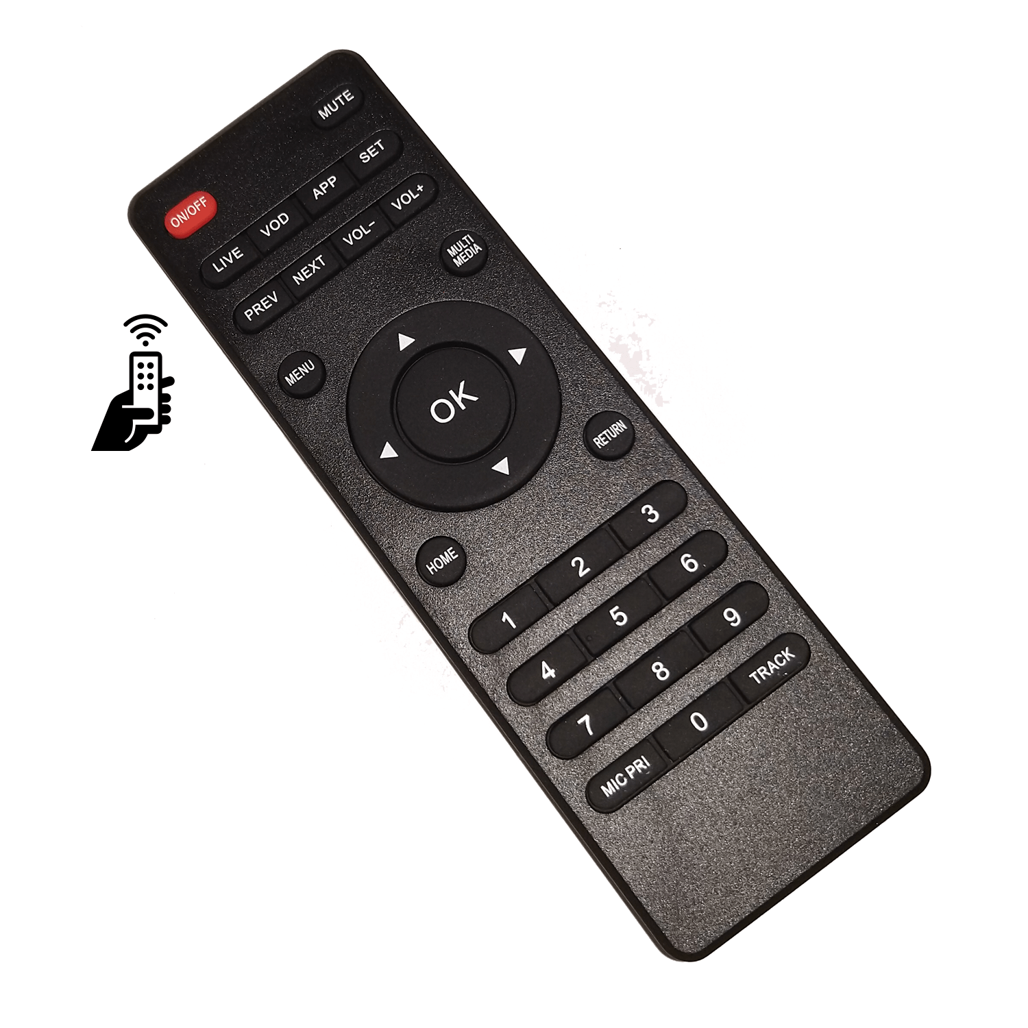 Remote Control for Max Karaoke (Series 3) Karaoke System