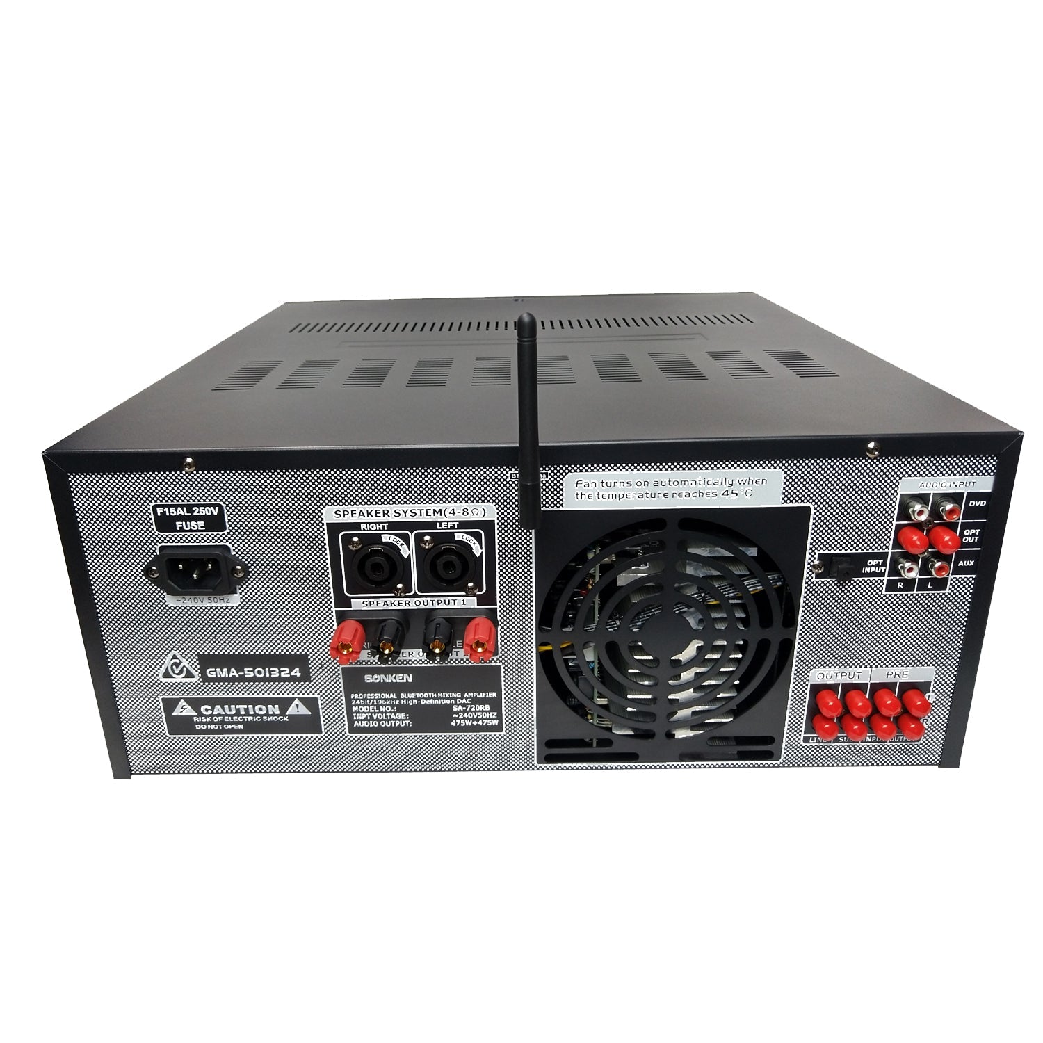 SA-720 Karaoke Mixing Amplifier + CS-600 (10") Speakers - Special Package Deal - Karaoke Home Entertainment