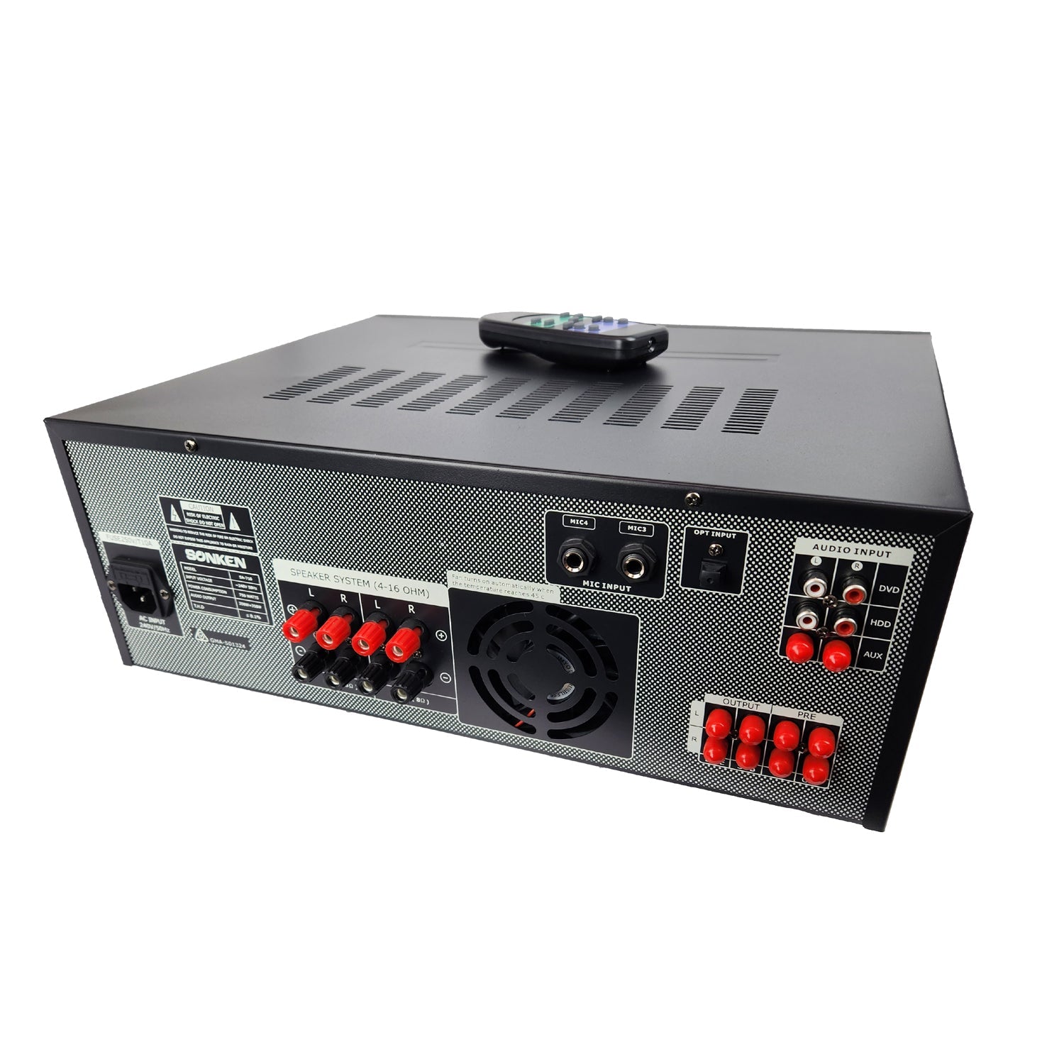 Sonken SA-710 Karaoke Mixing Amplifier + CS-612 (12") Speakers - Special Package Deal - Karaoke Home Entertainment