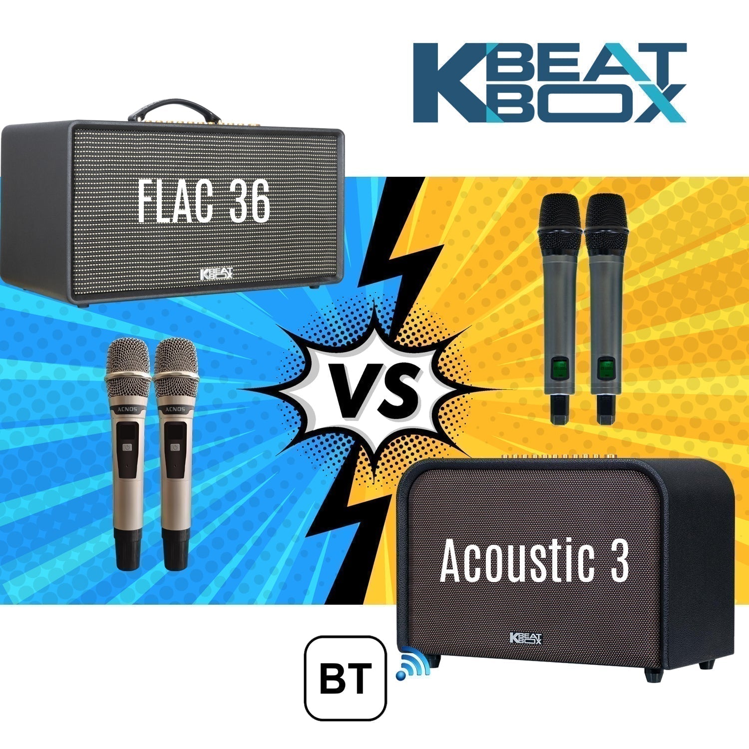 Modern vs Retro: FLAC 36 vs Acoustic 3 – The Battle of the Big Compacts - Karaoke Home Entertainment