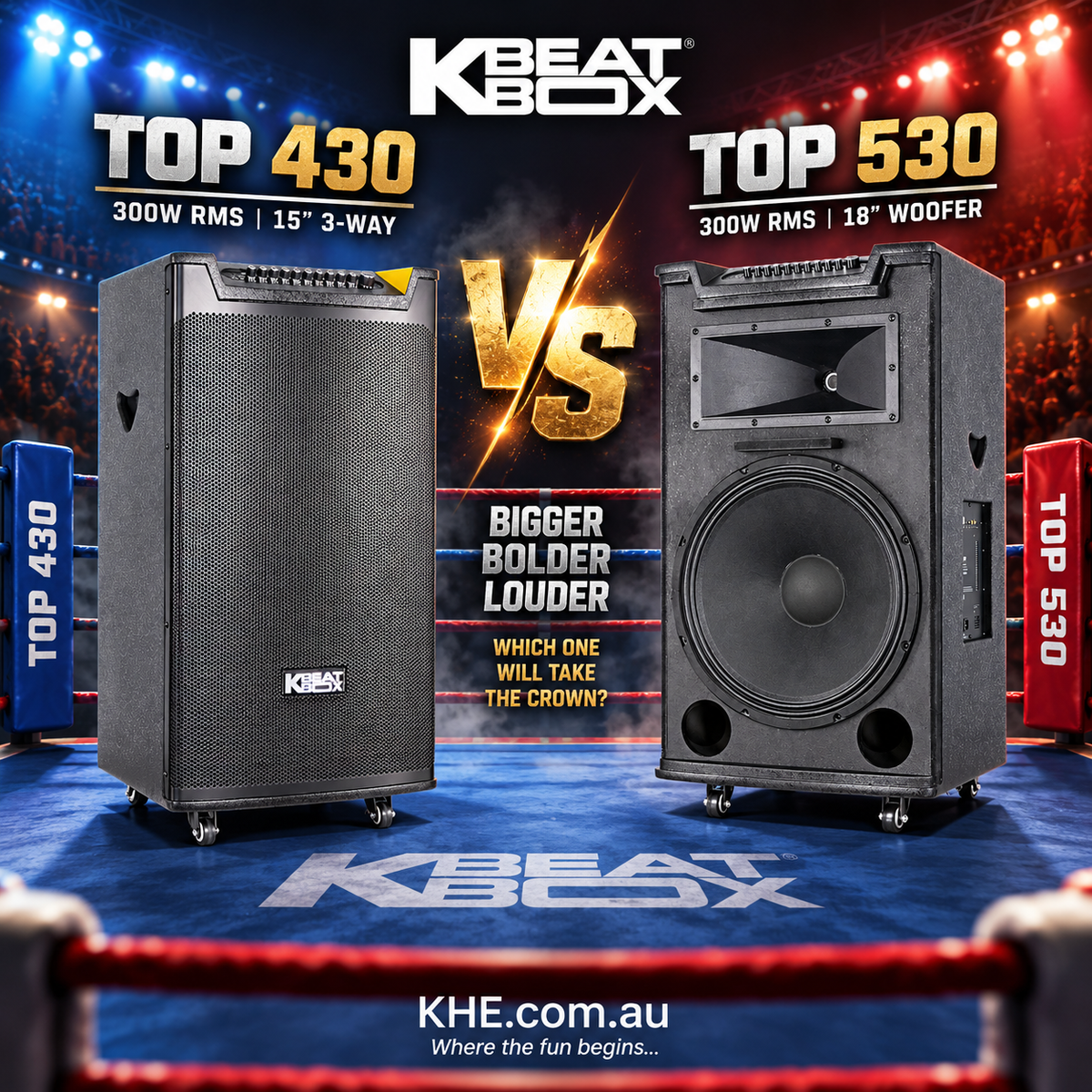 KBEATBOX TOP 430 VS TOP 530