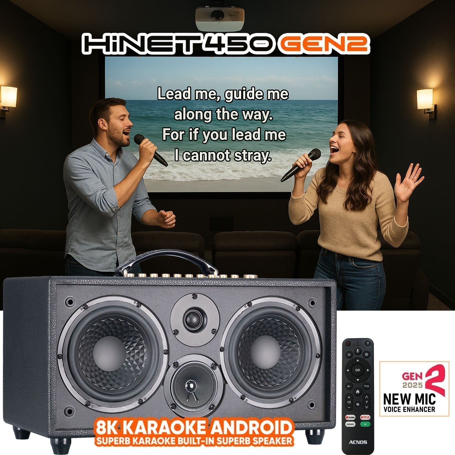 Video Projector Karaoke — Meet the KBEATBOX Hi-Net 450 Gen2 with HDMI Video Output! - Karaoke Home Entertainment