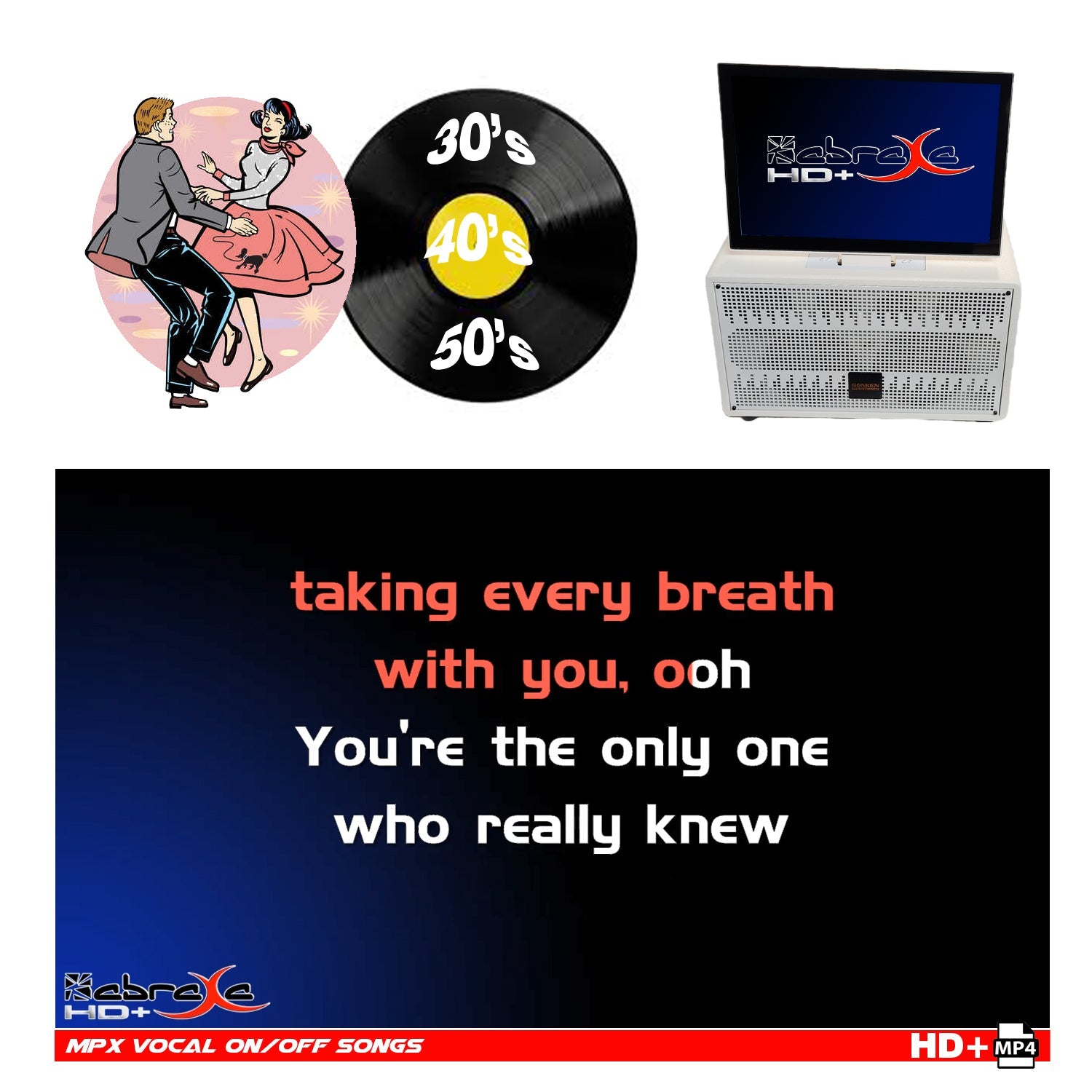 100 Hit Songs of the 30's, 40's & 50's Karaoke Pack for Max Karaoke System - Karaoke Home Entertainment