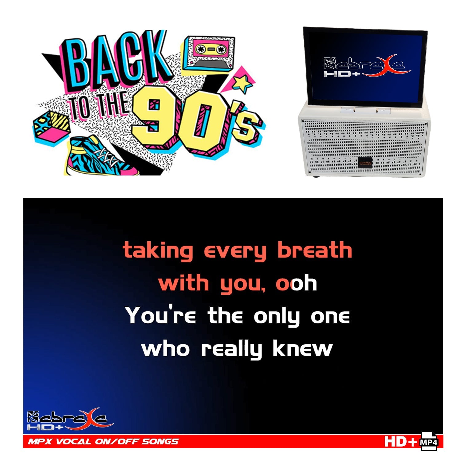 100 Hit Songs of the 90's Karaoke Pack for Max Karaoke System - Karaoke Home Entertainment