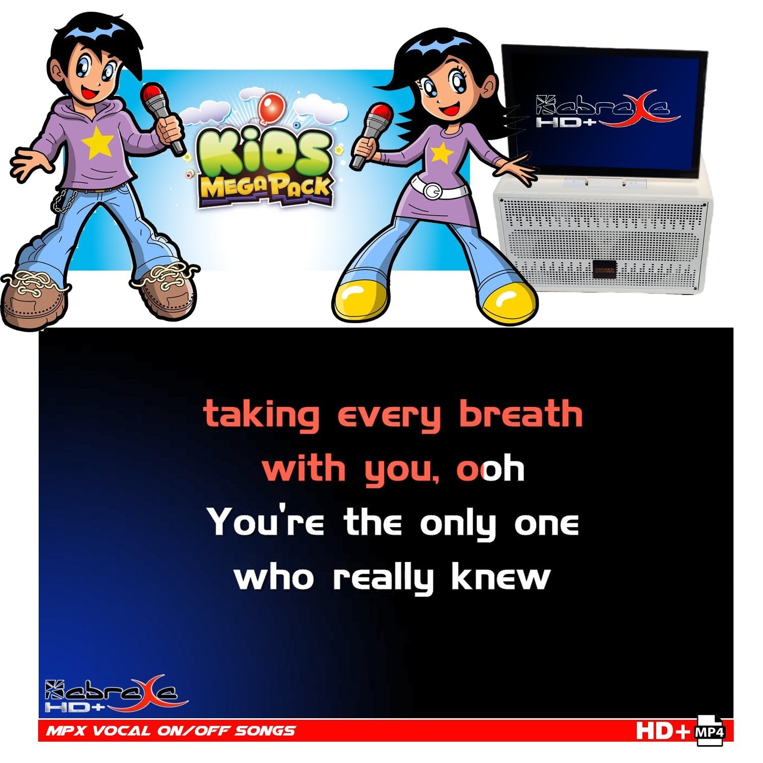 200 Kids Songs Karaoke Pack for Max Karaoke System - Karaoke Home Entertainment