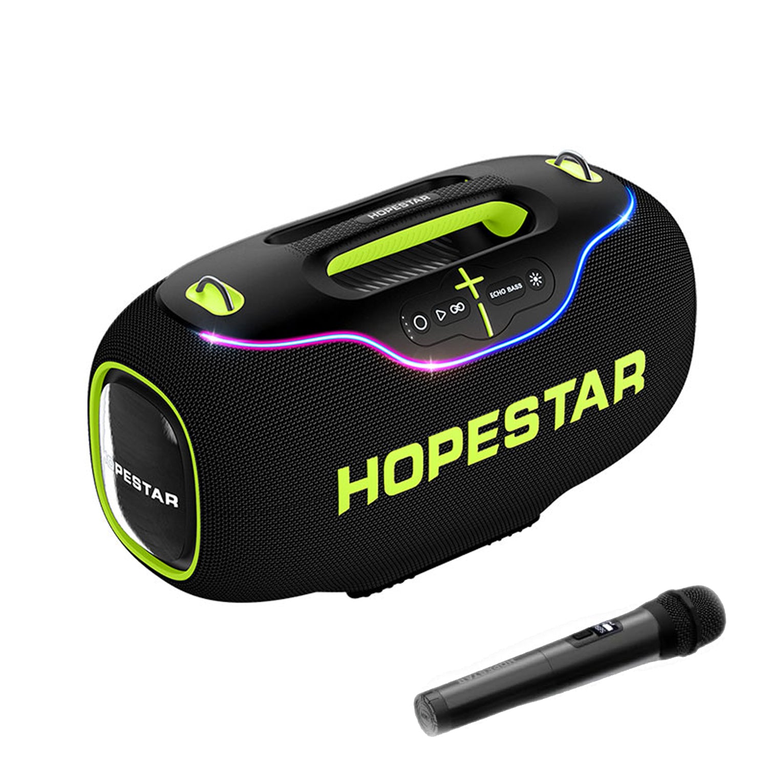 HOPESTAR A80 Portable Party Boombox | Bluetooth Speaker with Wireless Microphone
