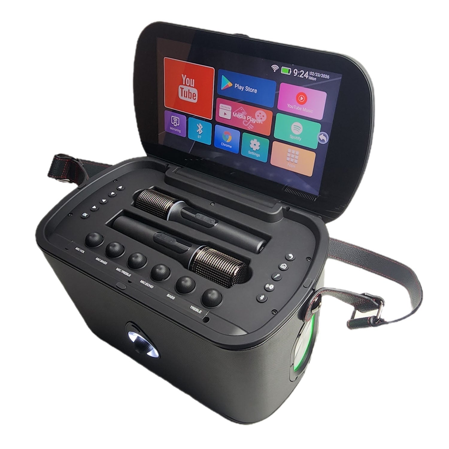 All - In - One 11.6" Touch Screen Portable Karaoke System - Karaoke Home Entertainment