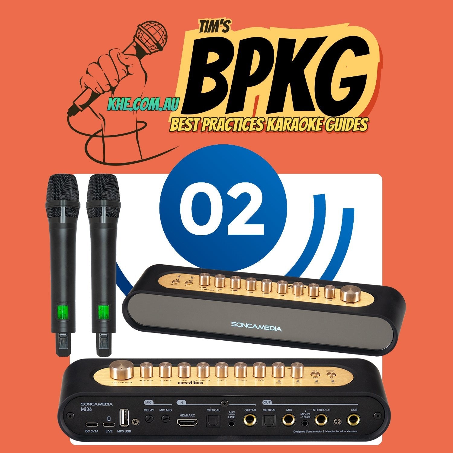 How To Connect Guide - ACNOS Mi-30 Karaoke Mixer & W-Mics