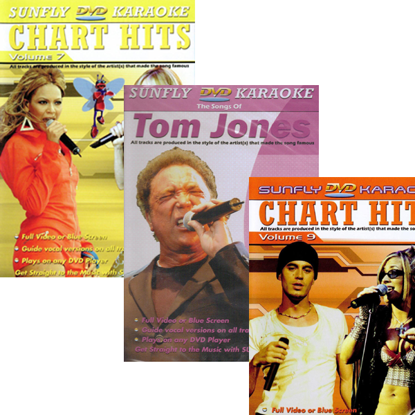 Karaoke DVDs with Vocal On / Off Feature