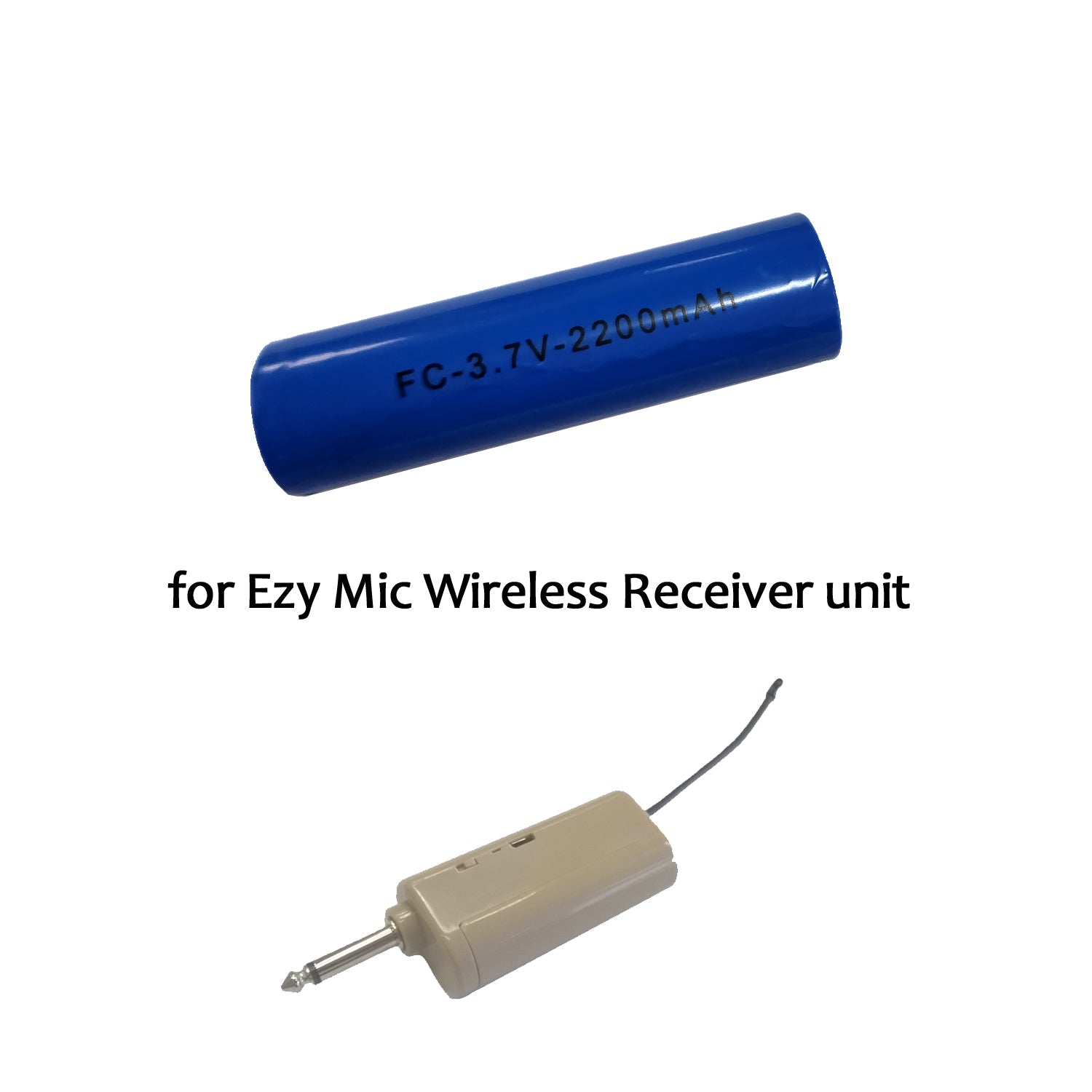 Replacement Rechargeable Battery for Sonken EZY MIC Wireless Receiver Unit