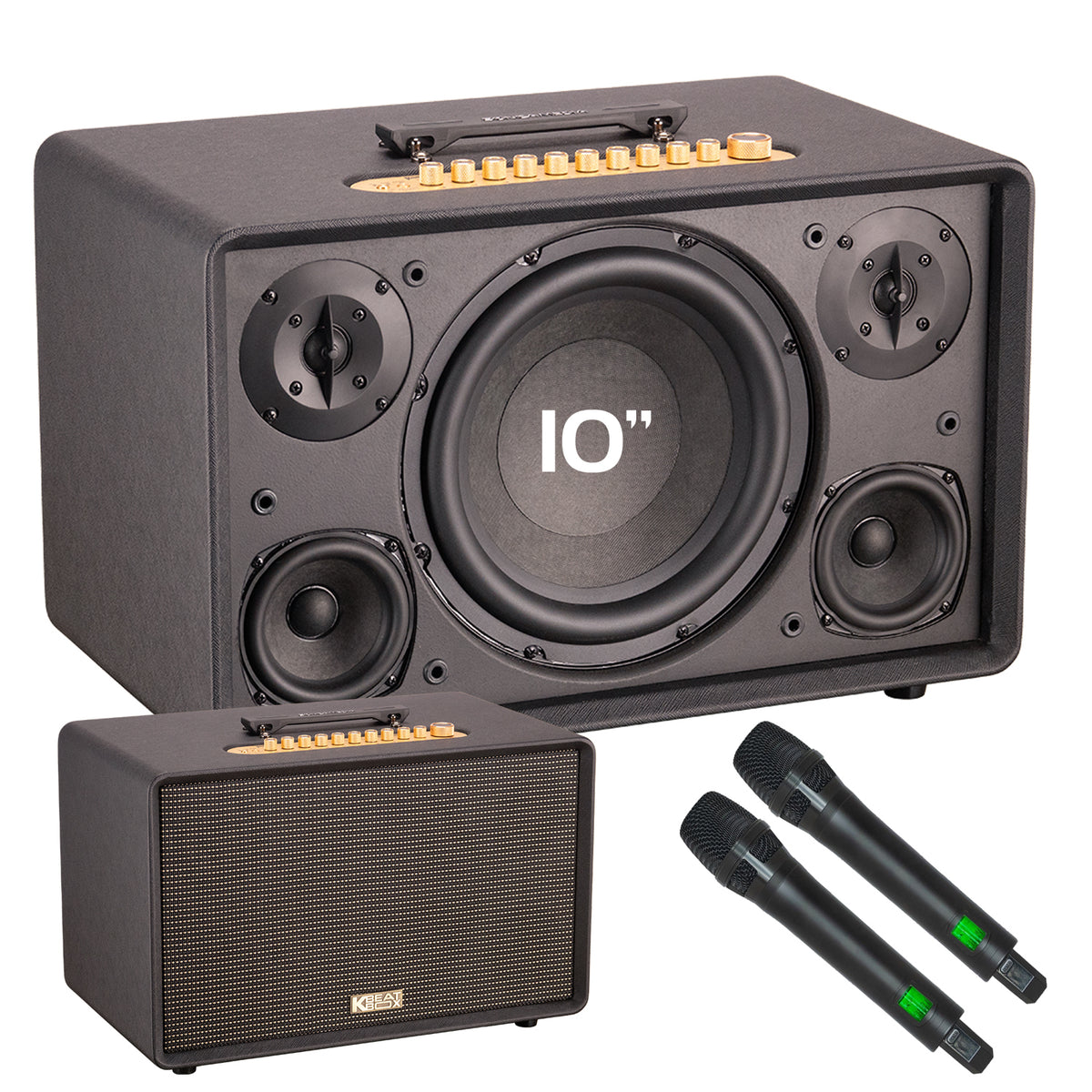KBEATBOX FLAC 39 Karaoke System | 500W RMS | Wireless Microphones